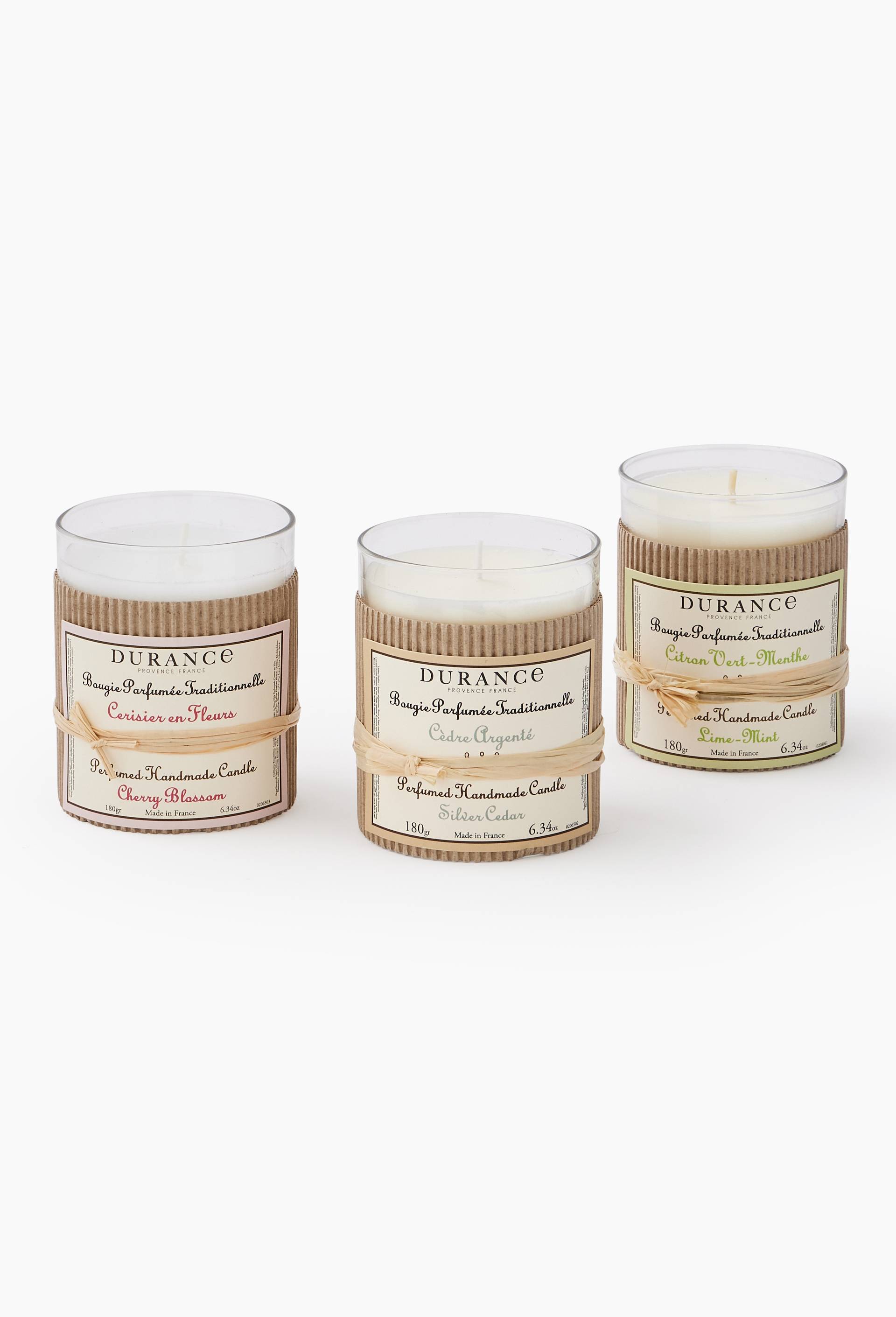 Bougie artisanale, c&egrave;dre argent&eacute;, 180 gr, , large image number 1