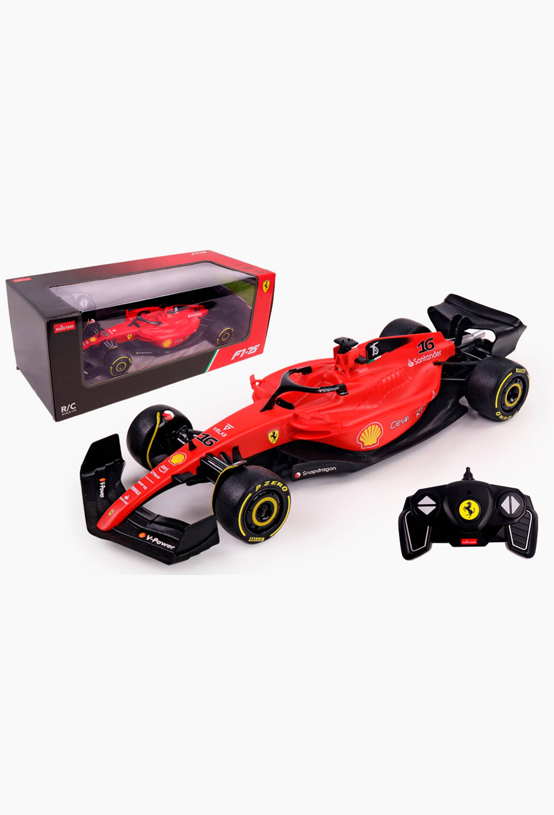 V&eacute;hicule radiocommand&eacute;  F1 75 FERRARI  - &eacute;chelle 1/18 - 2.4GHz  - APD 6 ans, , large image number 0.0