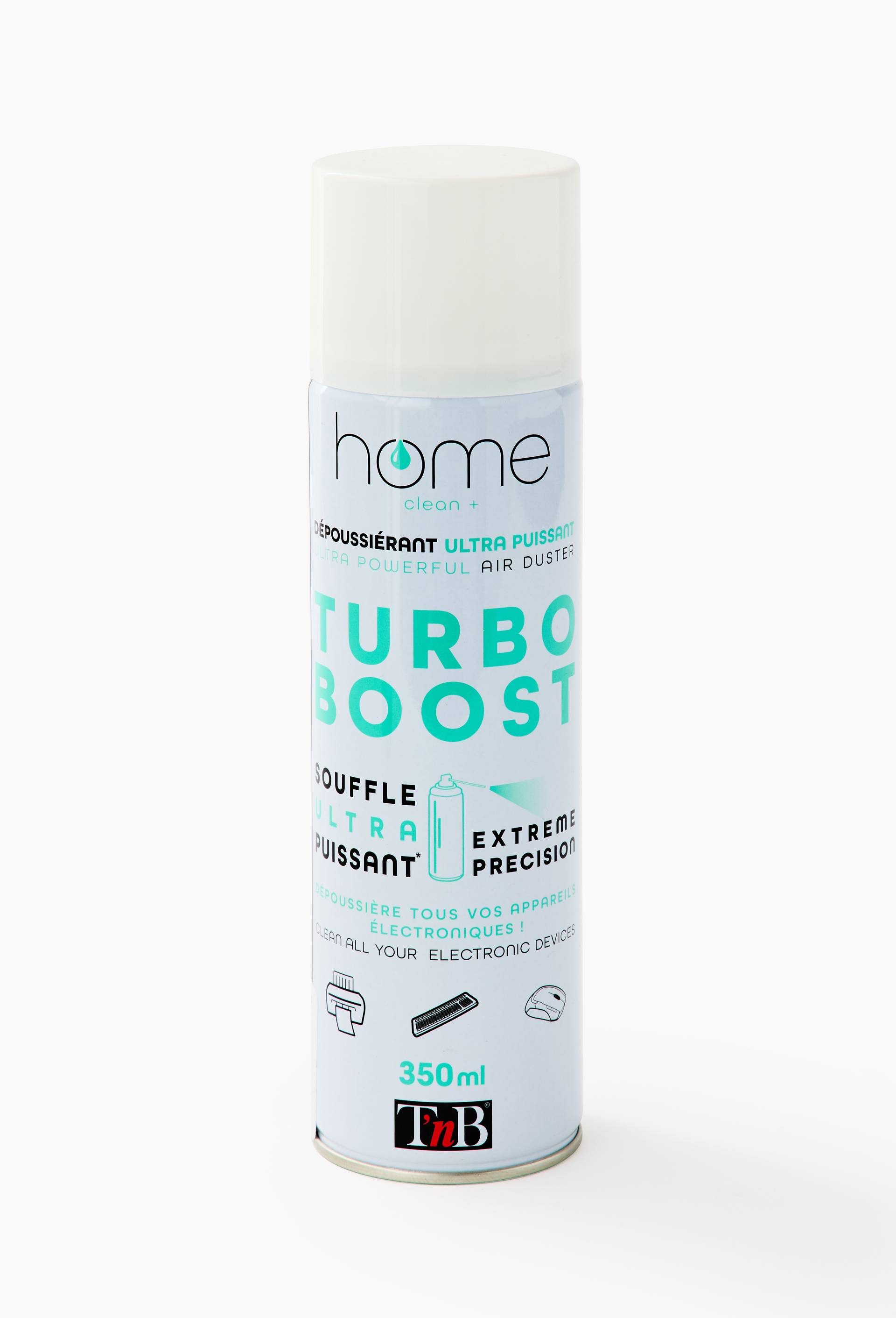 A&eacute;rosol d&eacute;poussi&eacute;rant TNB Turboboost 350ml, nettoyage pro, +50% de performance, , large image number 0