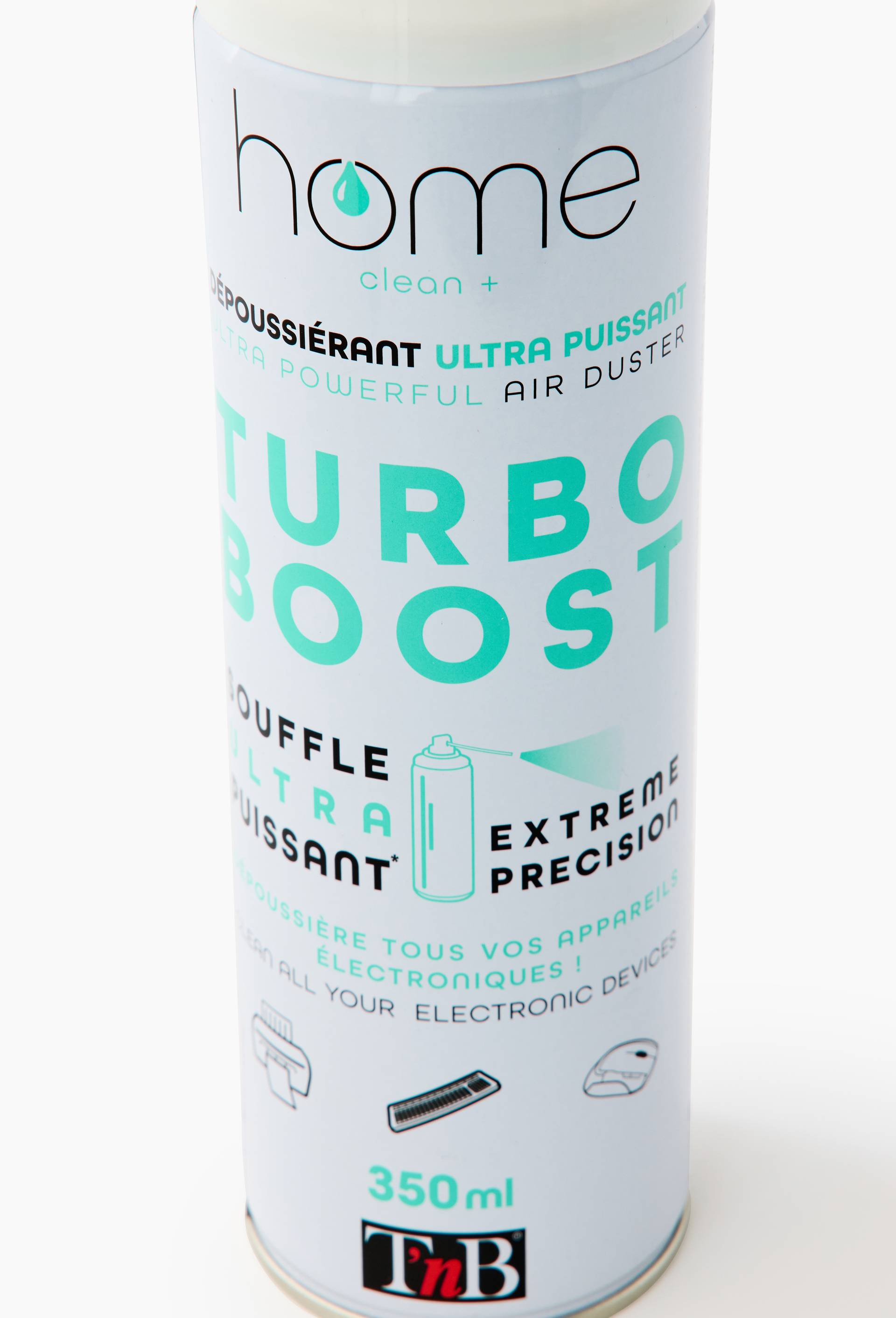 A&eacute;rosol d&eacute;poussi&eacute;rant TNB Turboboost 350ml, nettoyage pro, +50% de performance, , large image number 1
