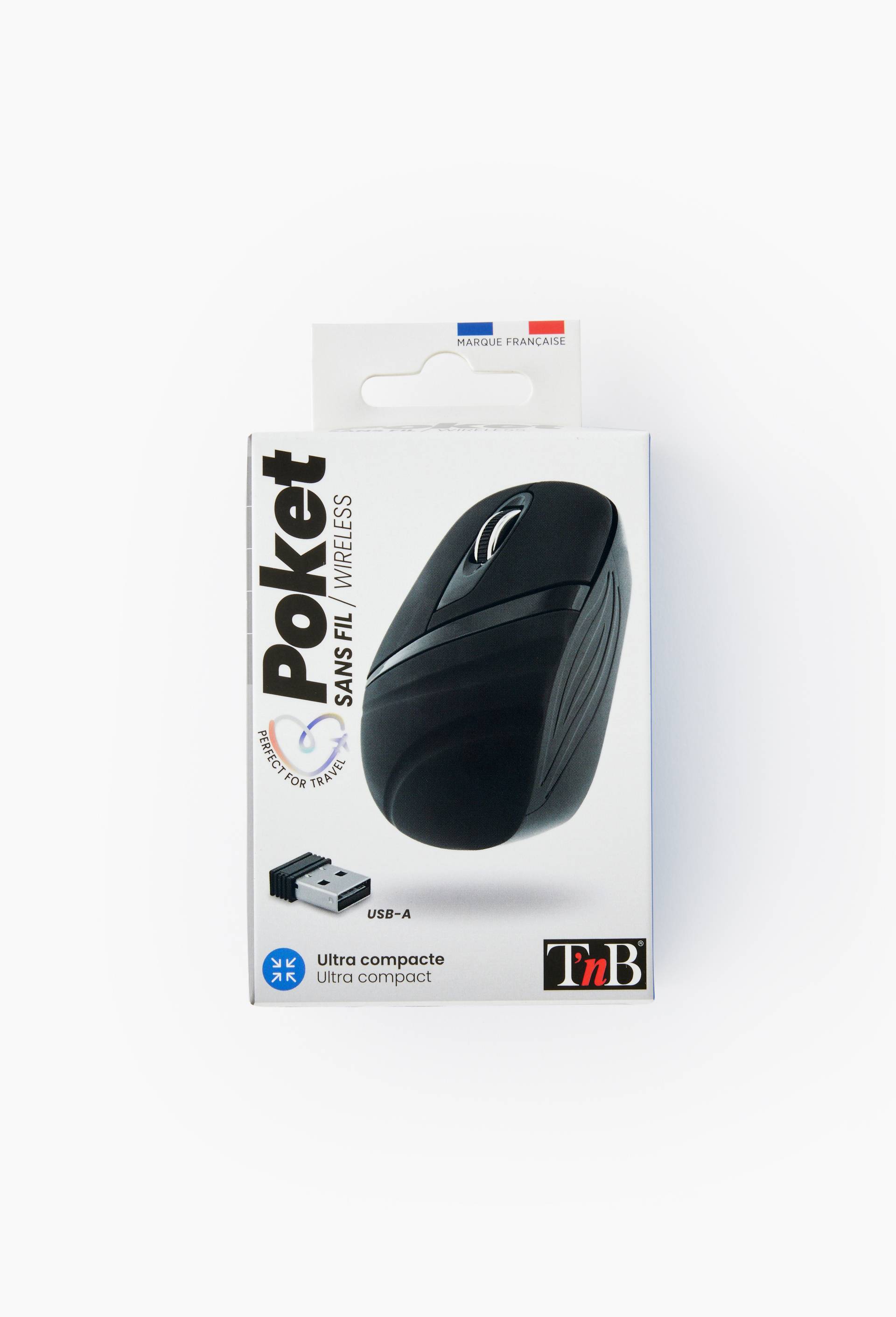 Souris sans fil TNB Poket, prise en main imm&eacute;diate, parfaite en d&eacute;placement, , large image number 0