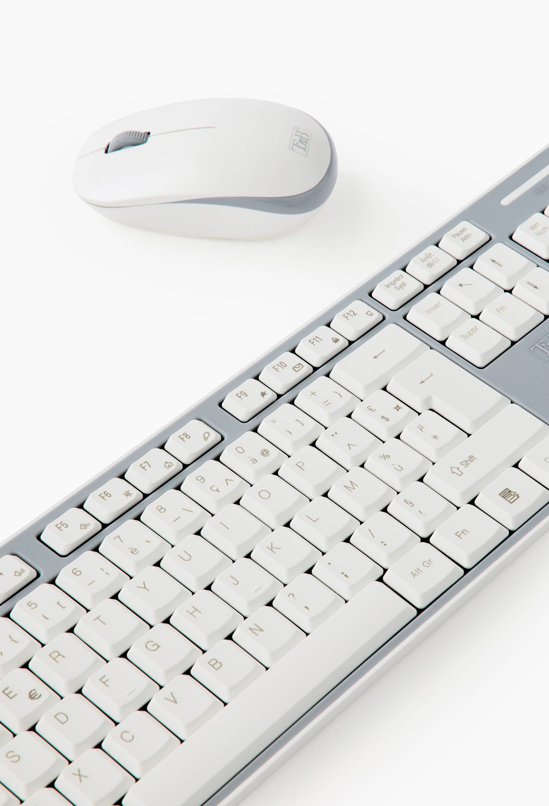 Pack Clavier & Souris sans fil TNB Classy, compacts, &eacute;l&eacute;gants & pr&ecirc;ts &agrave; l'emploi, , large image number 1