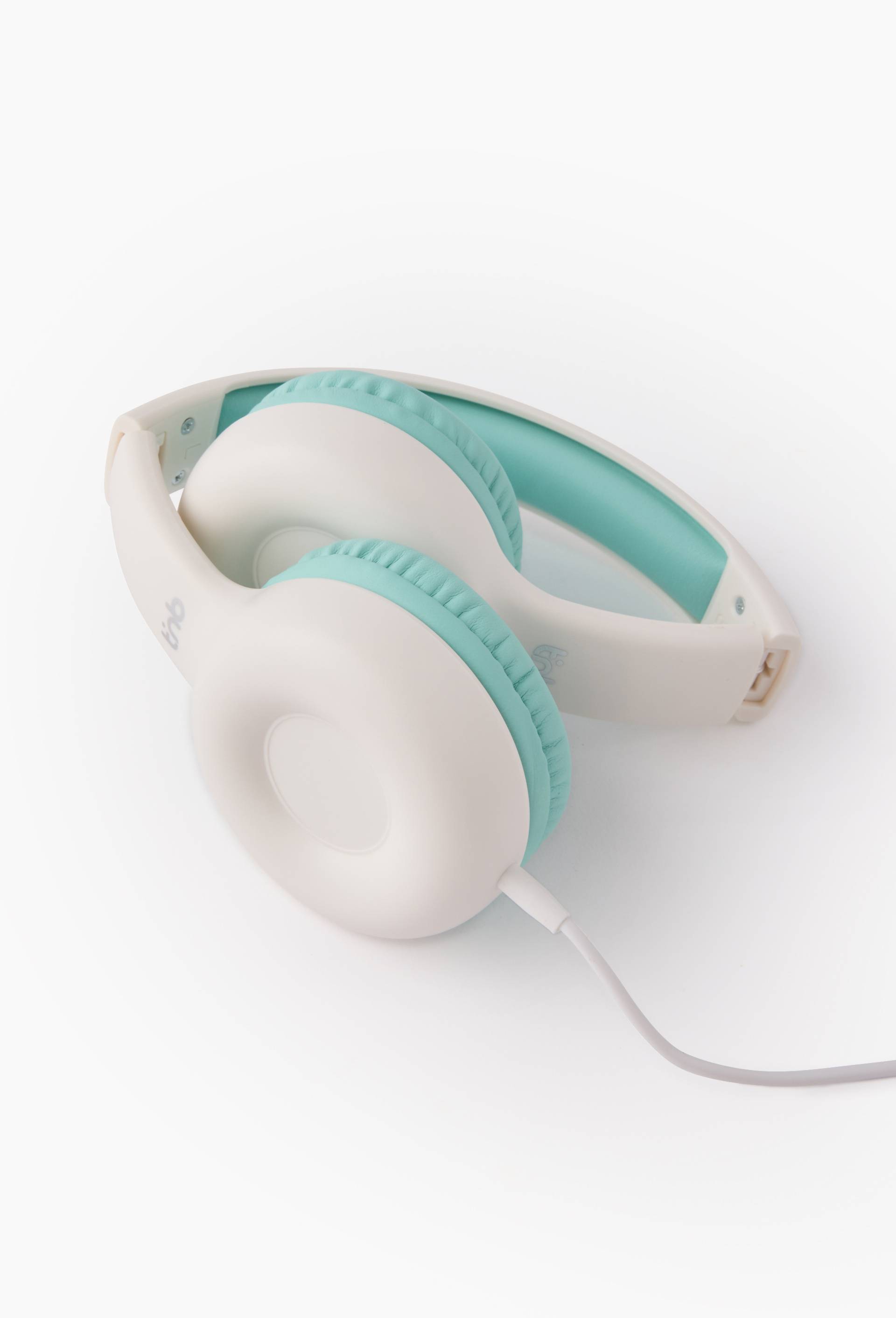KIDS - Casque st&eacute;r&eacute;o enfant 85 dB - blanc / vert, , large image number 1