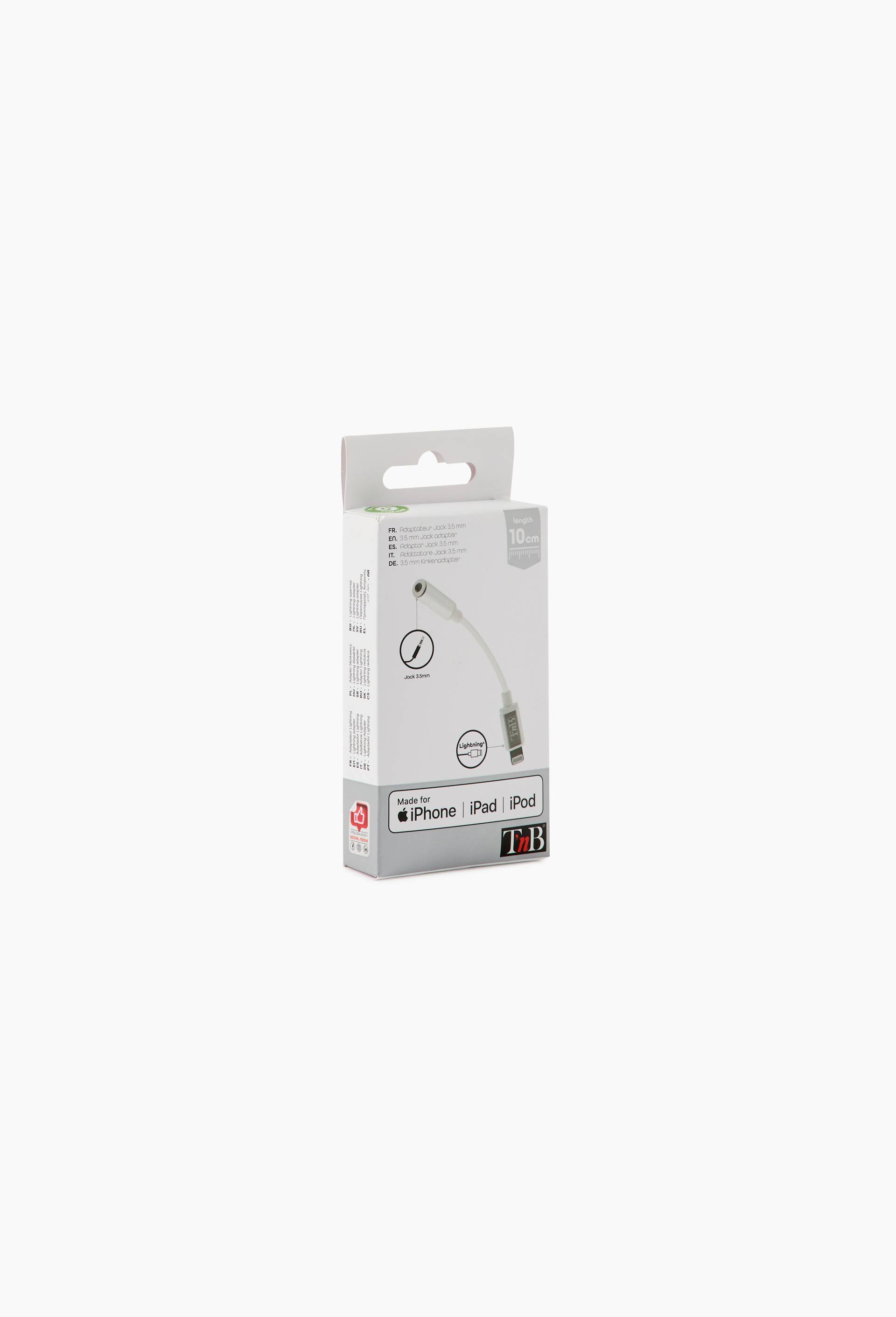 Adaptateur lightning vers jack 3,5mm, , large image number 0.0