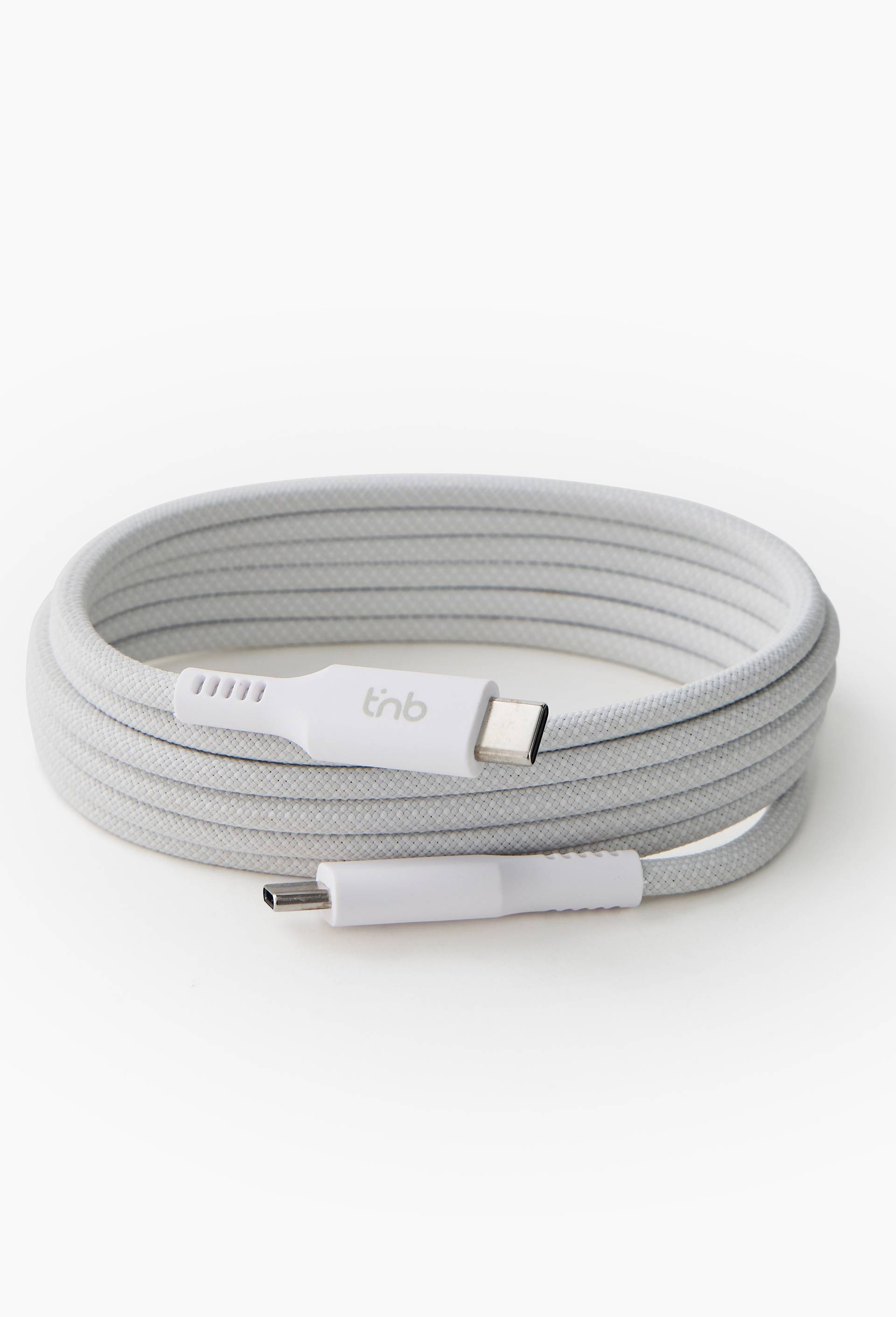 C&acirc;ble USB-C/USB-C 1.5m gaine aimant&eacute;e - blanc, , large image number 0.0