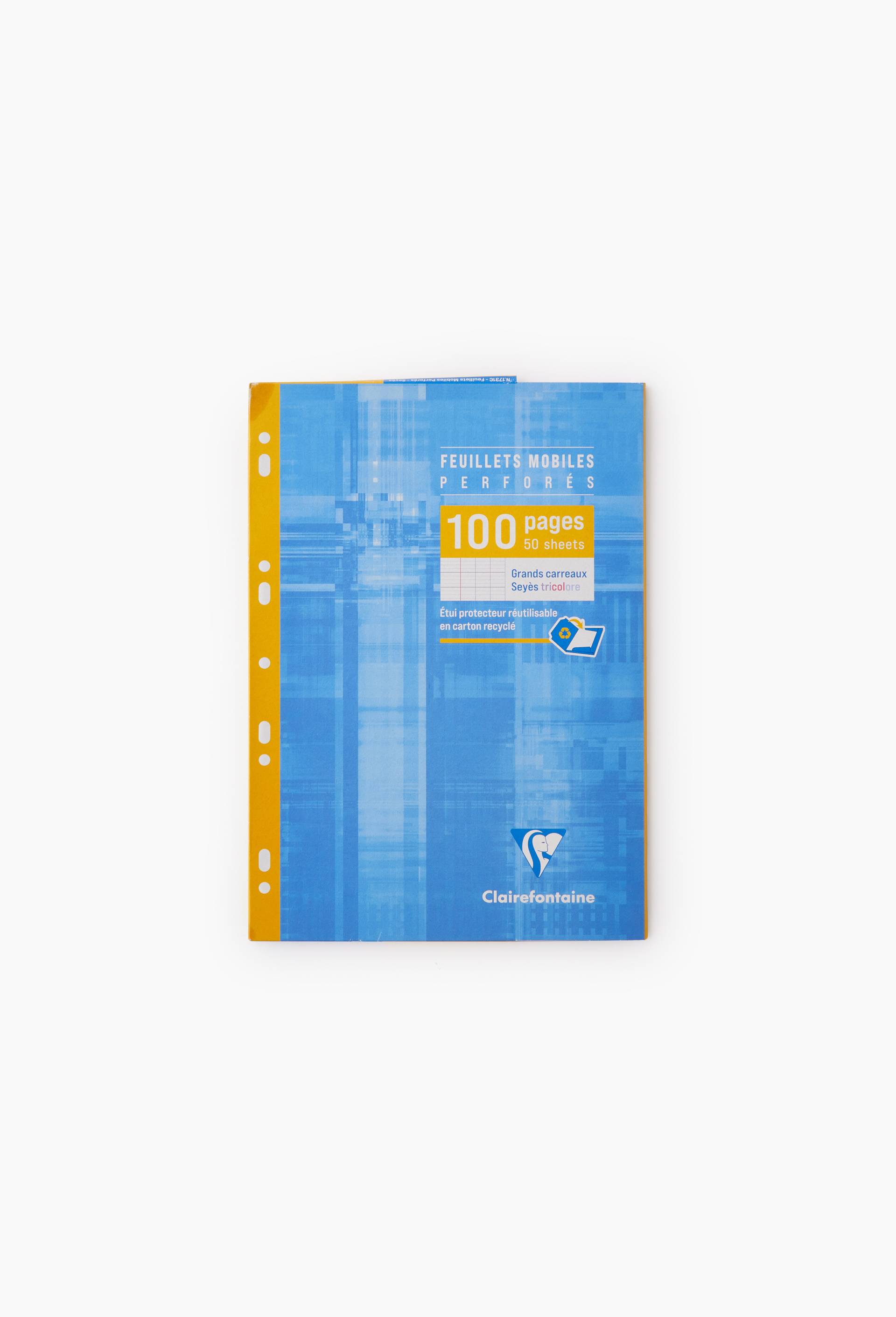 100 feuilles simples A4, grands carreaux, perfor&Atilde;&copy;es, , large image number 0
