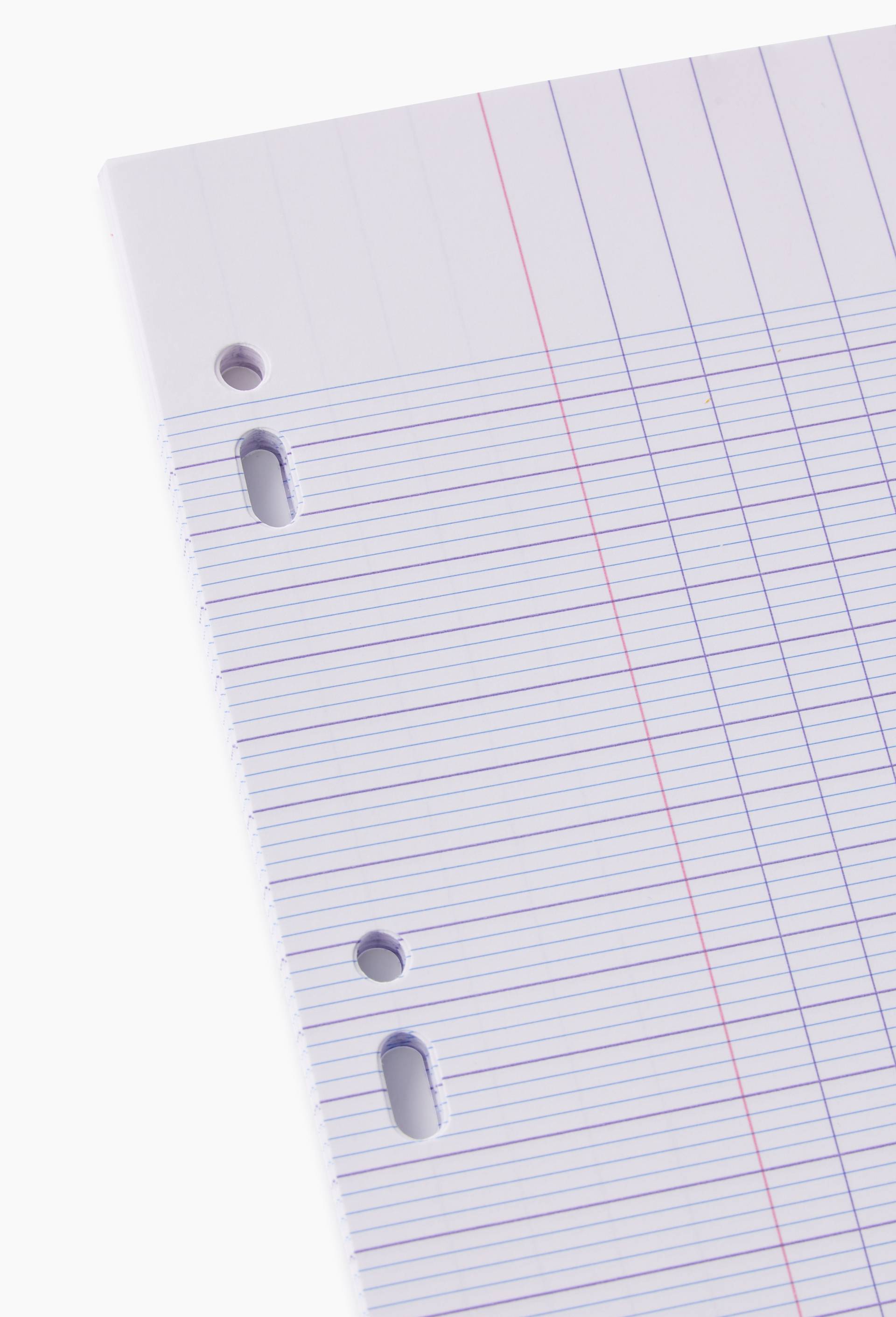 100 feuilles simples A4, grands carreaux, perfor&Atilde;&copy;es, , large image number 1