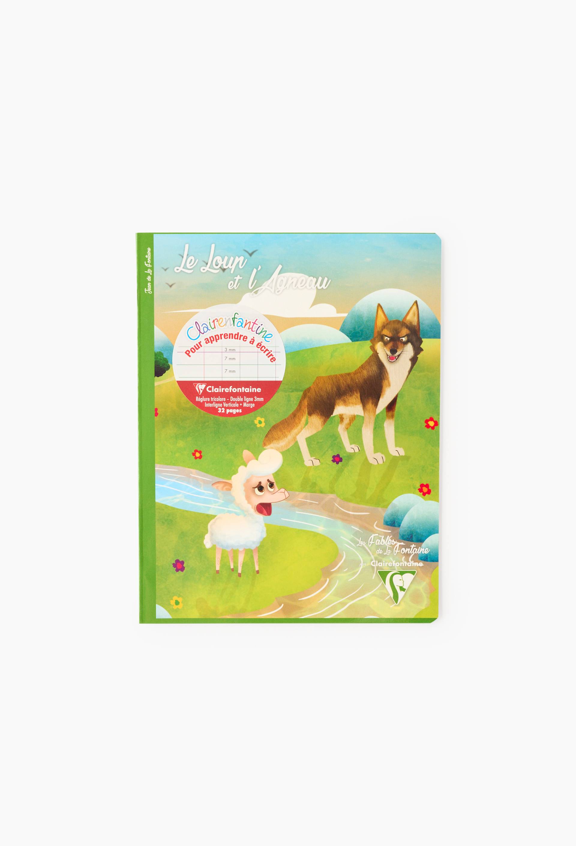 Cahier sp&eacute;cial maternelle piqu&eacute;, 17 x 22, grands carreaux, 32 pages, , large image number 0