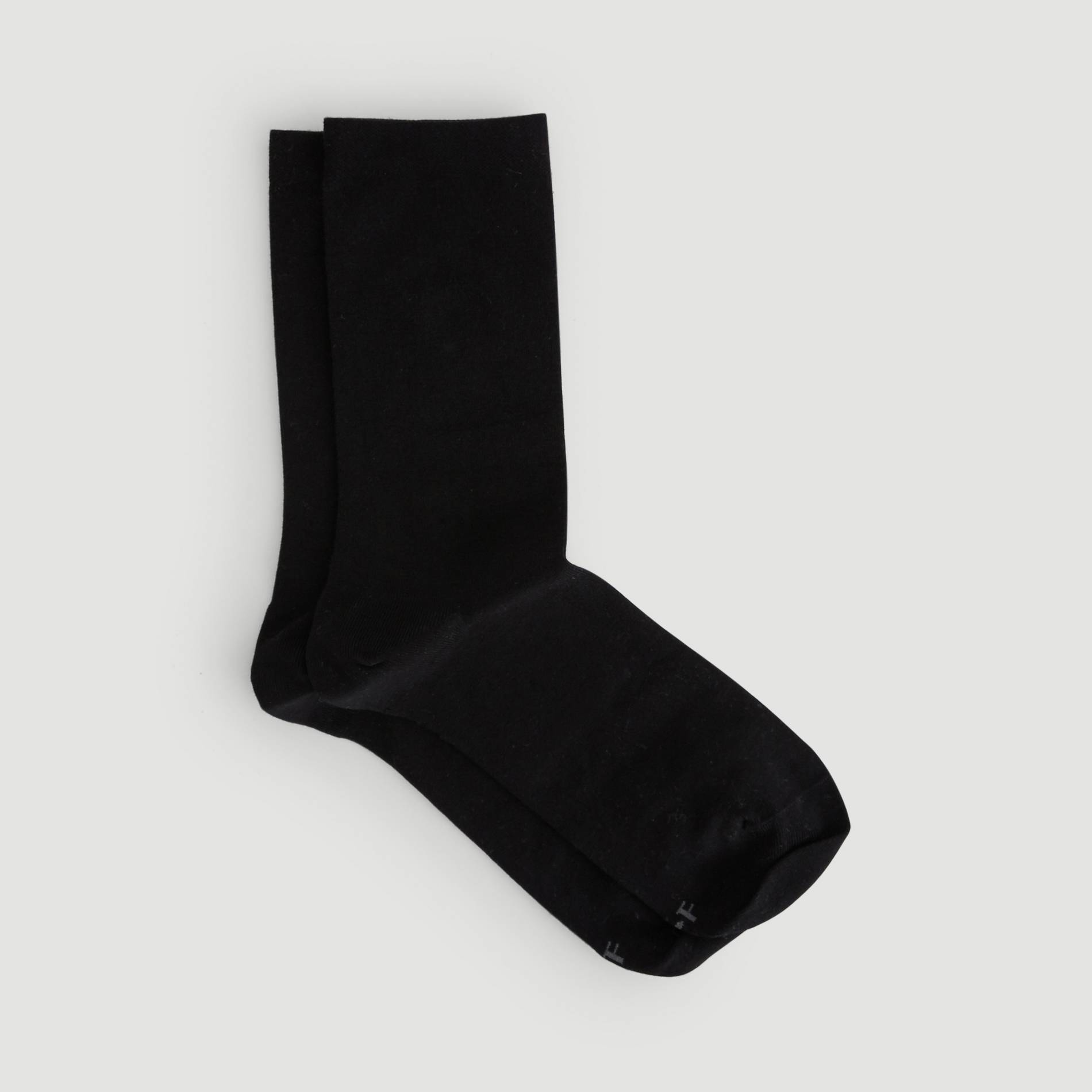Paire de chaussettes en coton Bleufor&ecirc;t, Noir, large image number 0