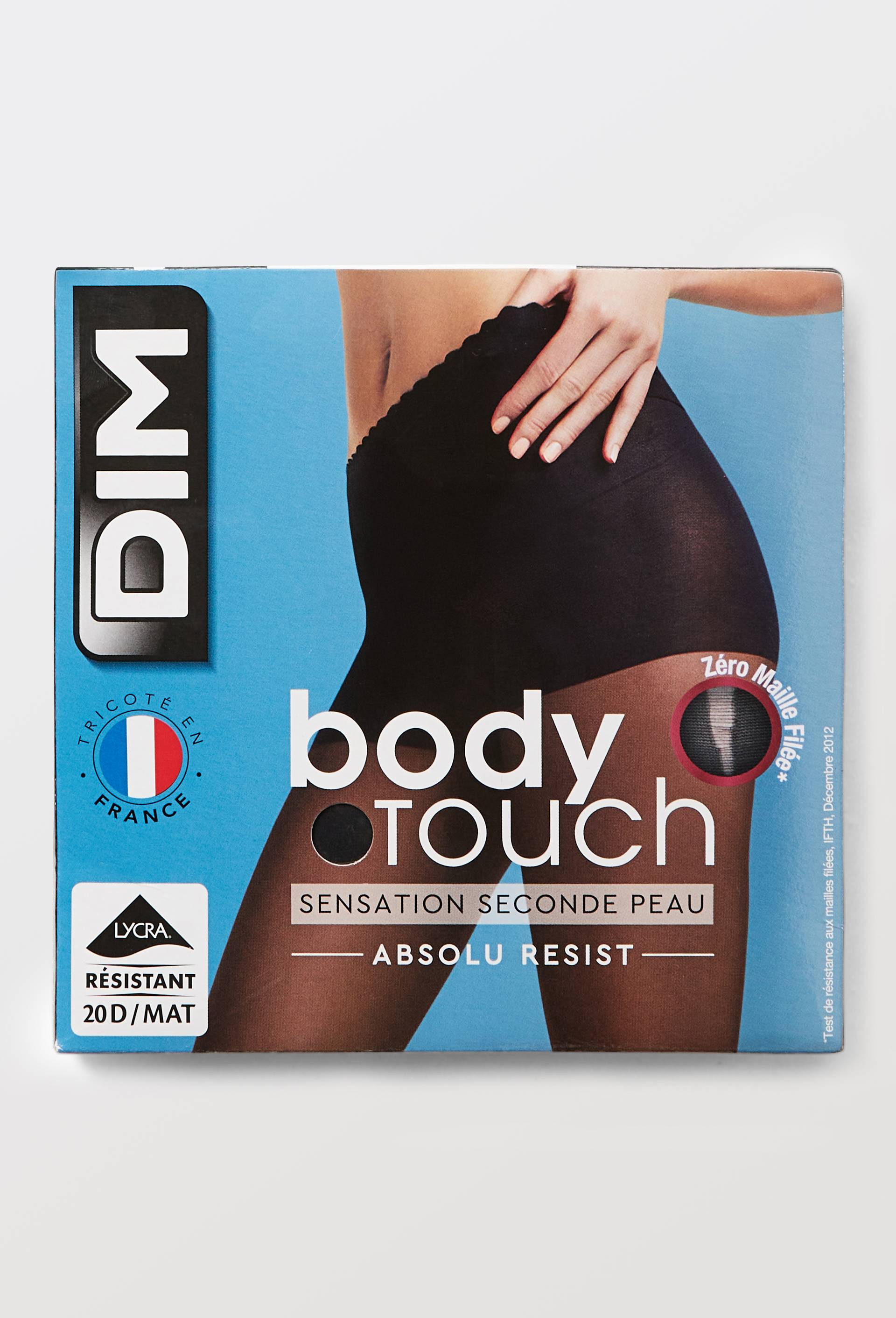 Collant transparent BODY TOUCH DIM, Noir, large image number 1.0