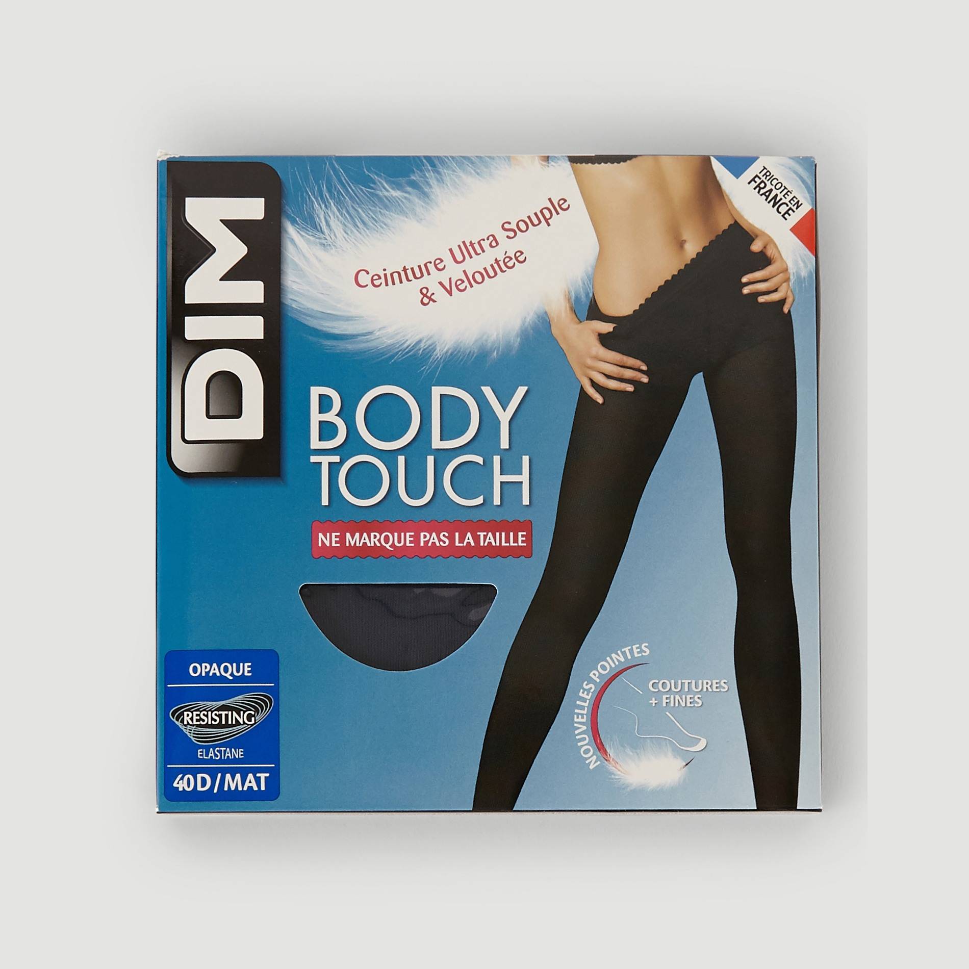 Collant opaque BODY TOUCH DIM, Noir, large image number 0