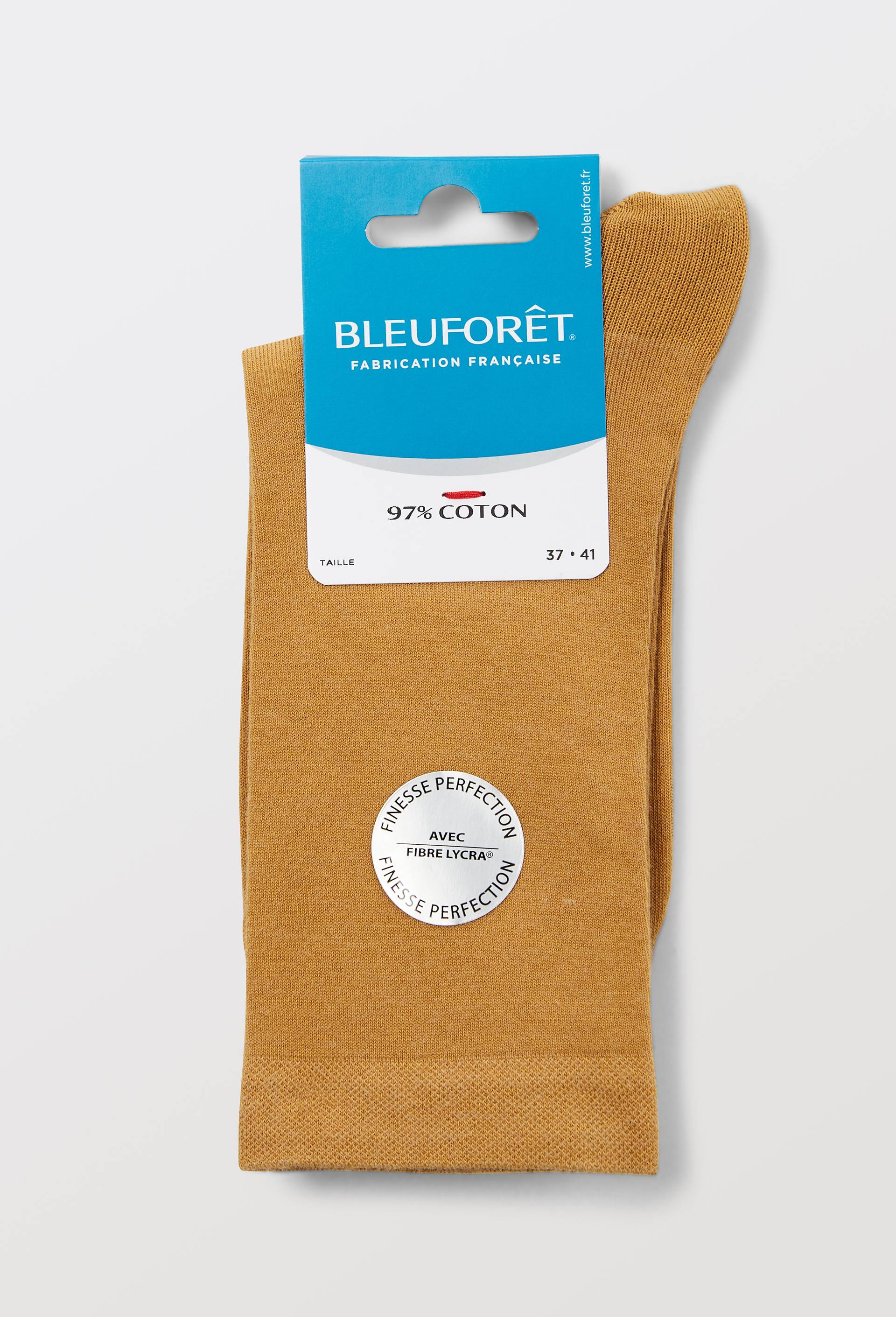 Paire de chaussettes en coton Bleufor&ecirc;t, Brun clair, large image number 2