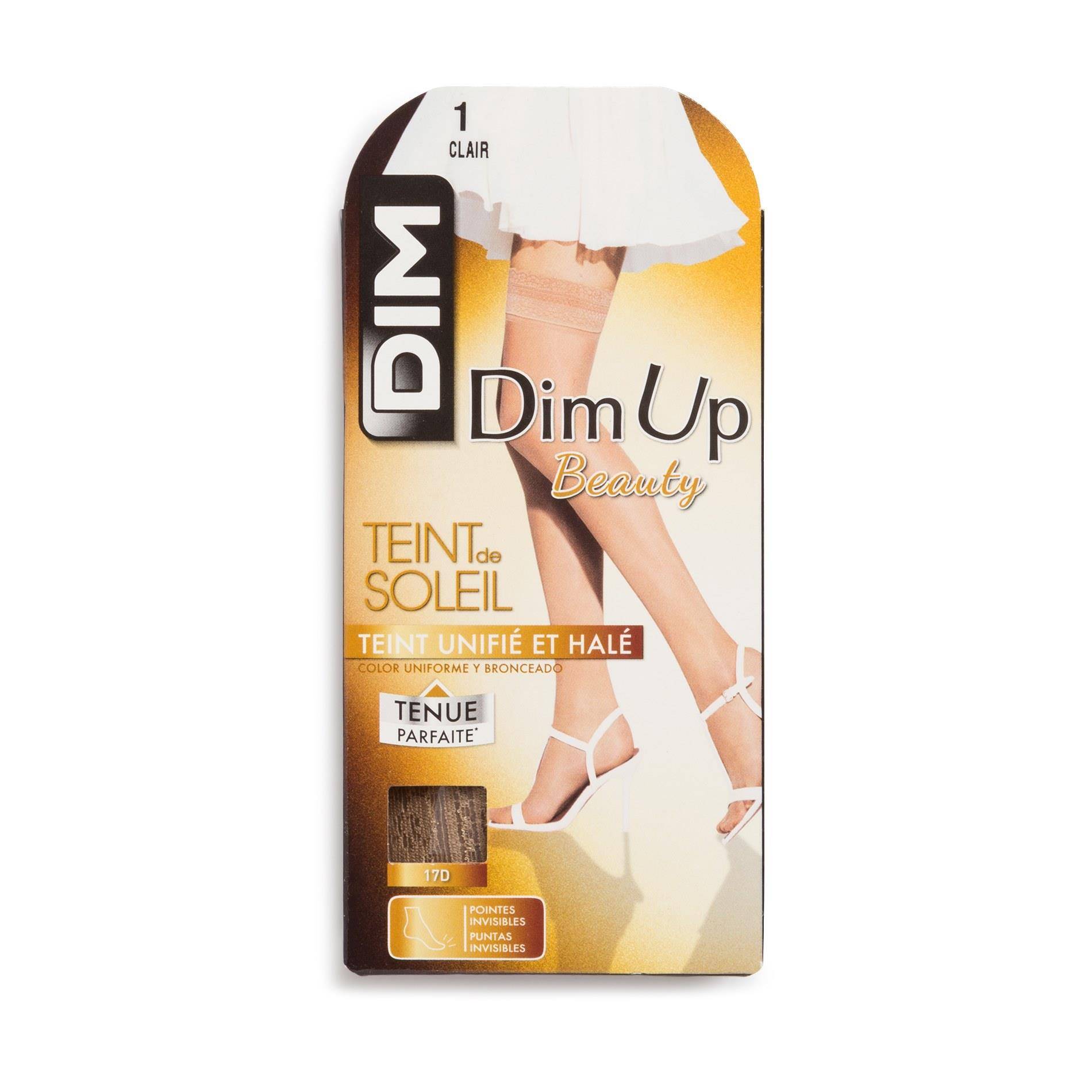 Bas teint de soleil, beige clair, 17D, DIM, Beige clair, large image number 0