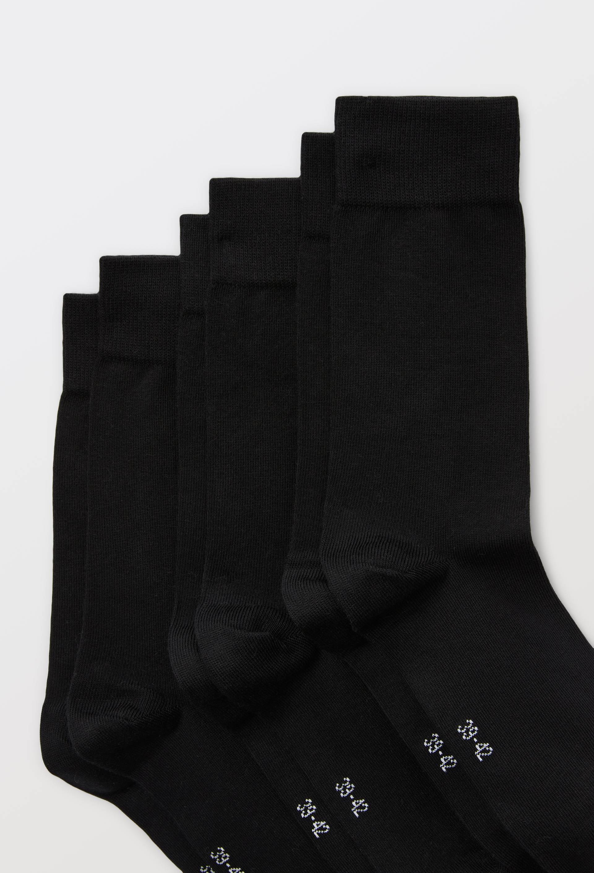 Lot de 3 paires de chaussettes en coton, Noir, large image number 1.0