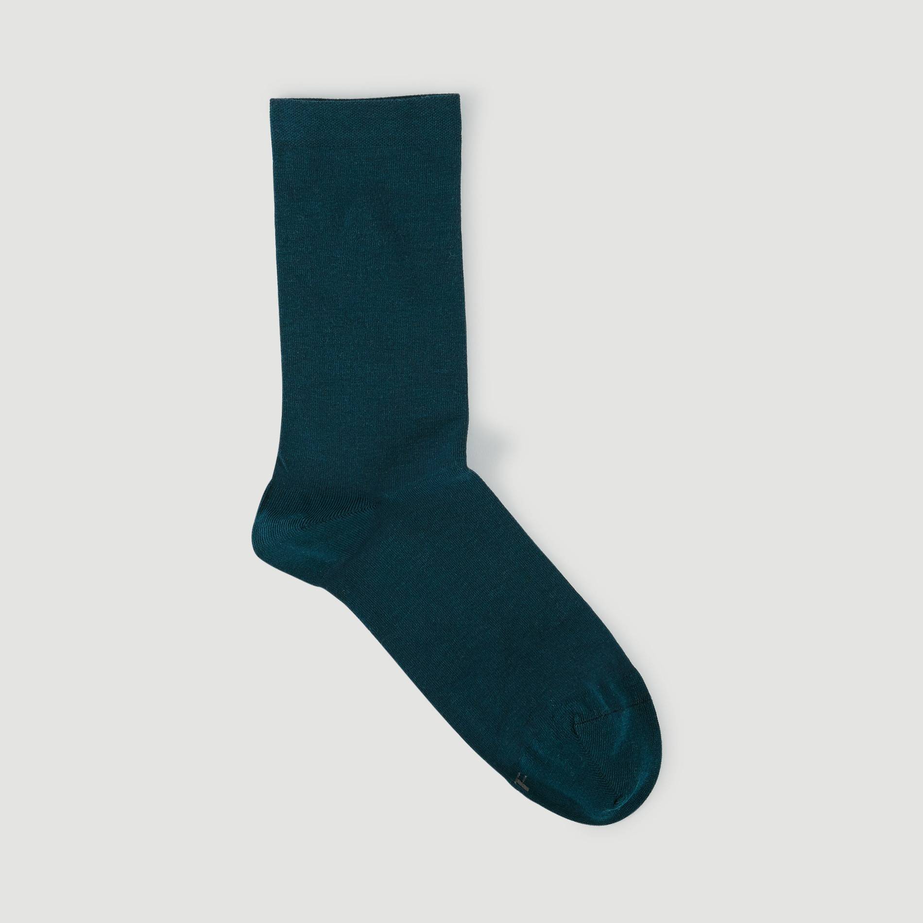 Paire de chaussettes en coton Bleufor&ecirc;t, Bleu fonc&eacute;, large image number 0