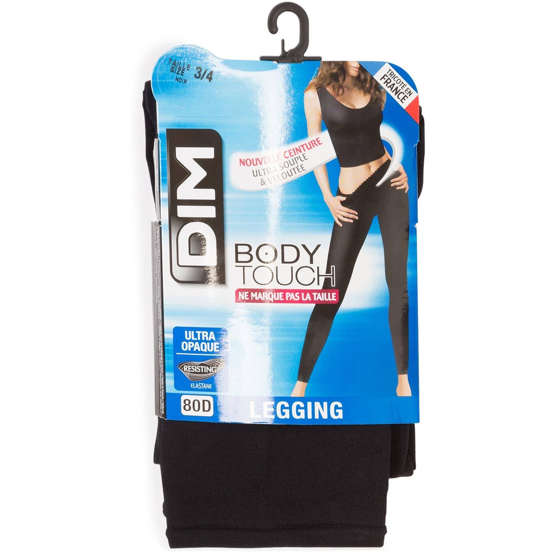 Legging noir opaque DIM Body Touch, Noir, large image number 0