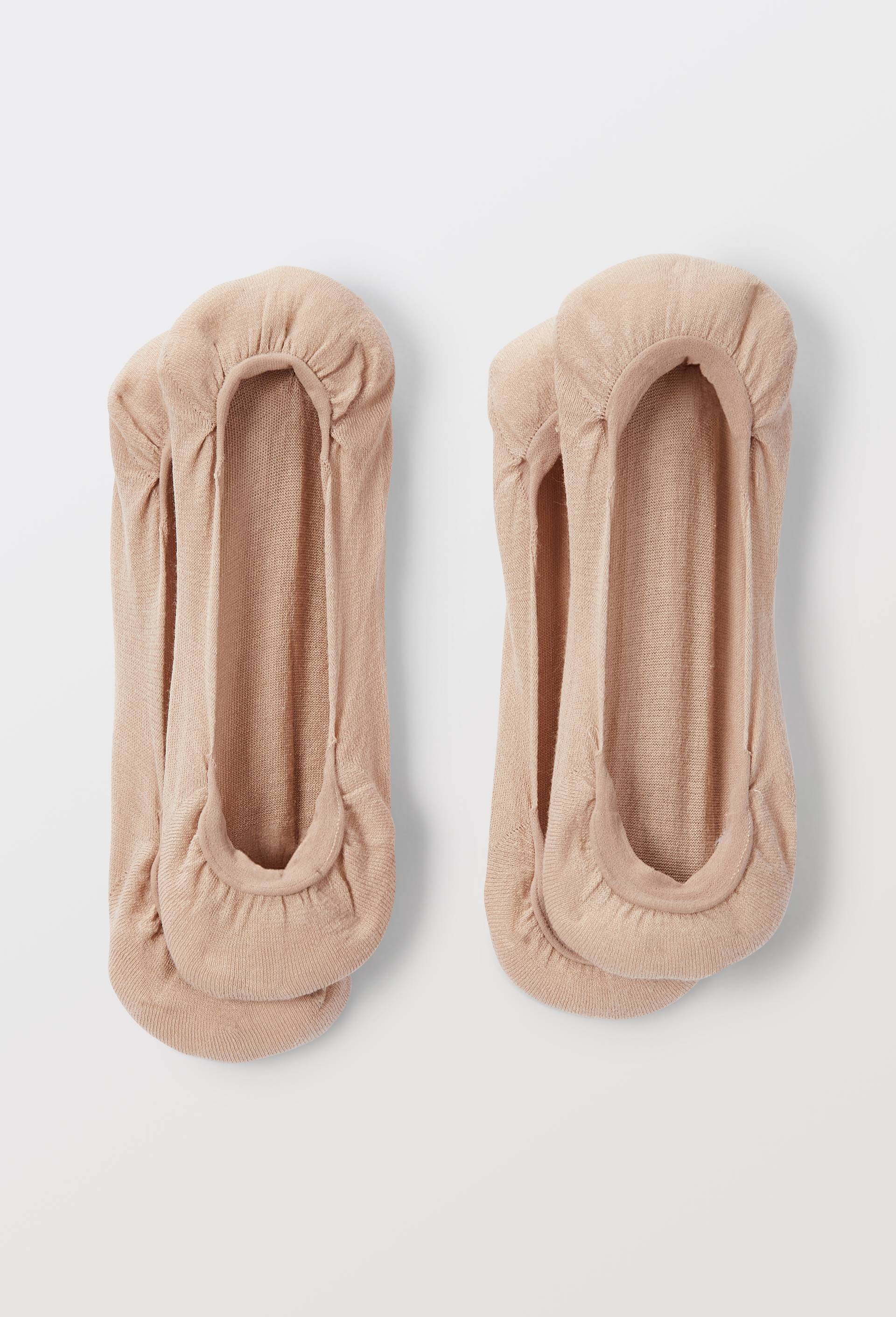 Paire de prot&egrave;ge pied sp&eacute;cial ballerine DIM, Beige clair, large image number 0.0