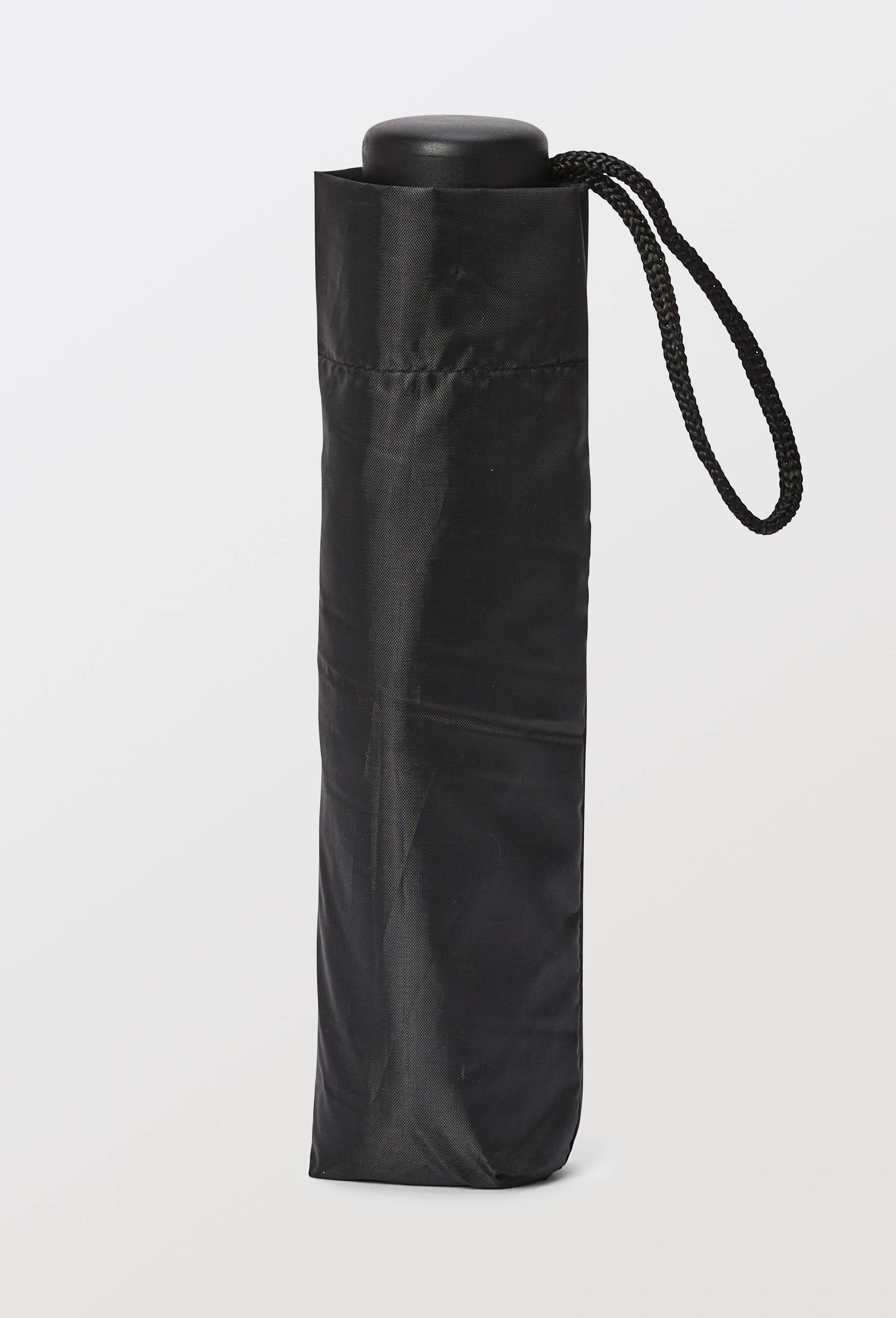 Parapluie  manuel petit format uni, Noir, swatch image