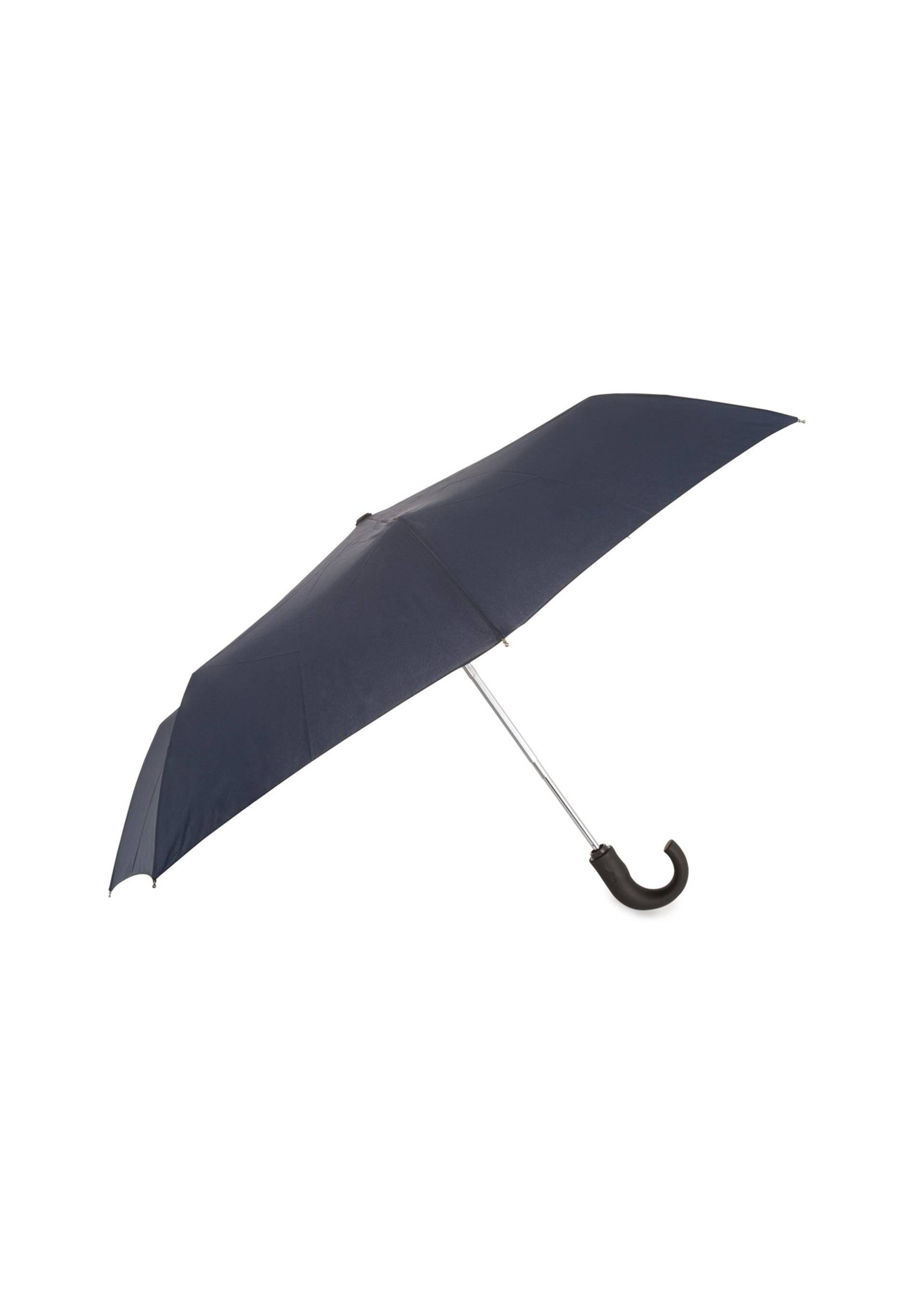 Parapluie automatique moyen format uni, Bleu foncé, large image number 3