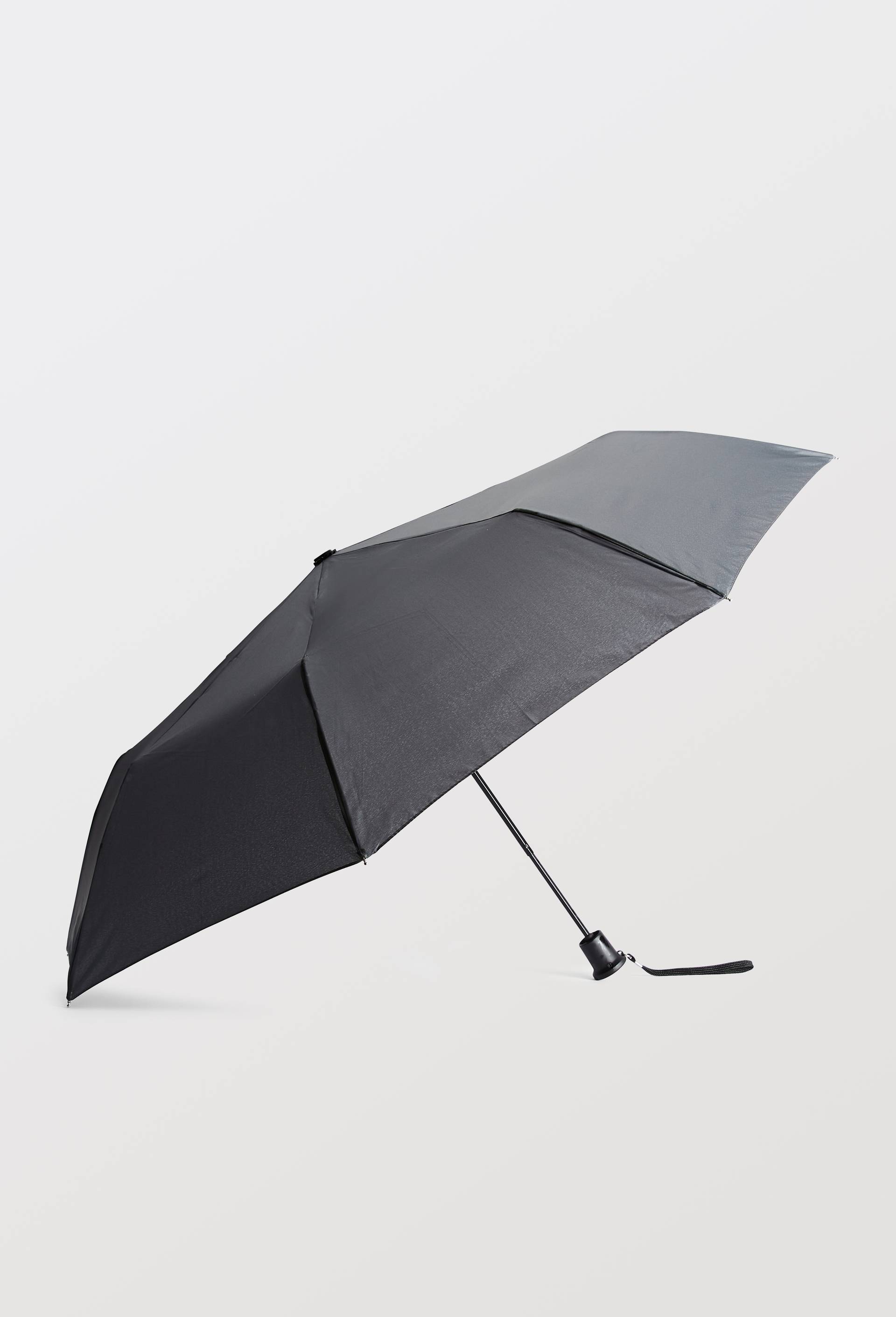 Parapluie automatique petit format uni, Gris fonc&eacute;, large image number 1