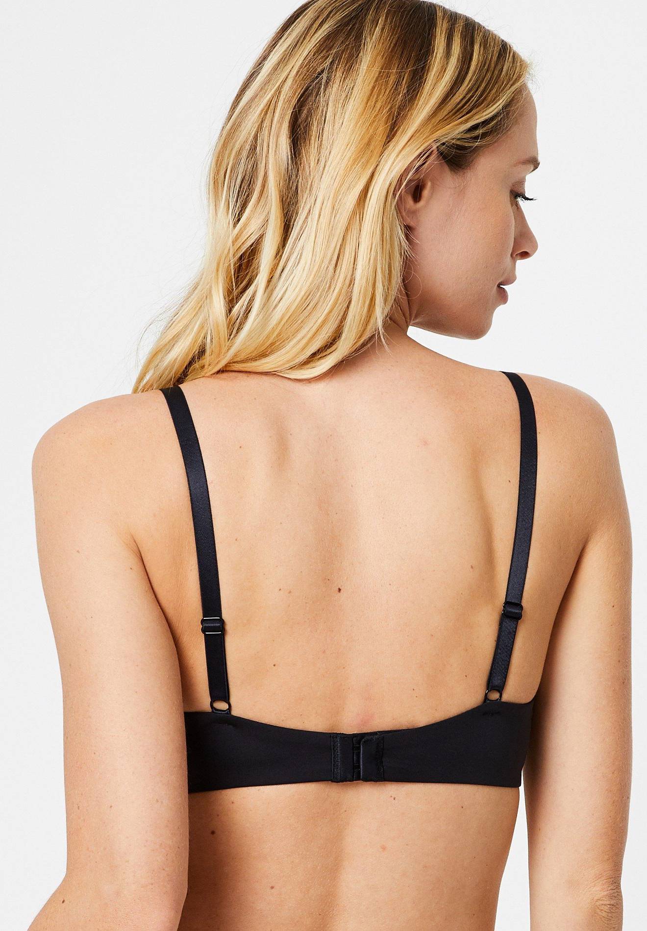 Soutien-gorge triangle, Noir, large image number 4