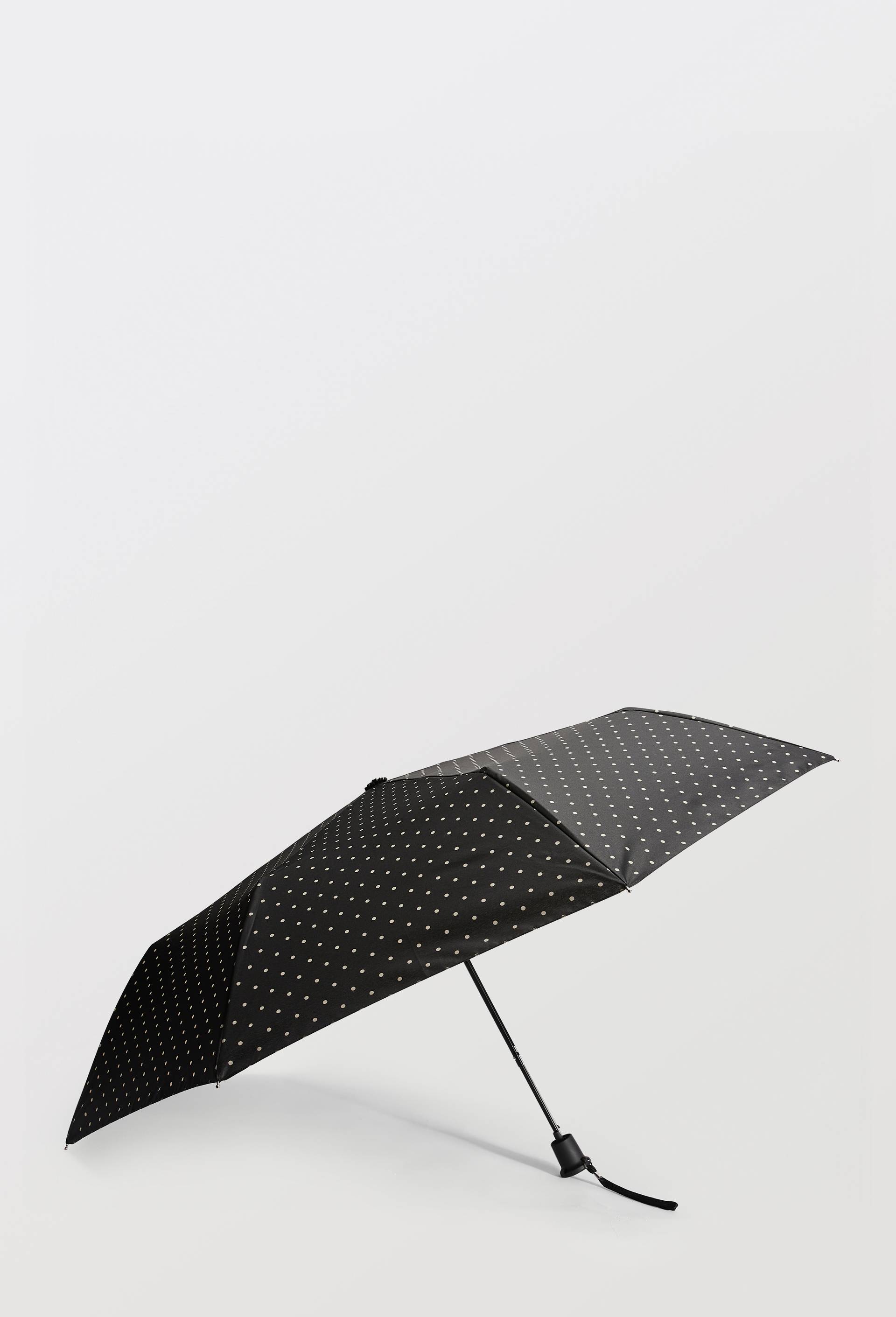 Parapluie automatique petit format &agrave; pois, , large image number 1.0