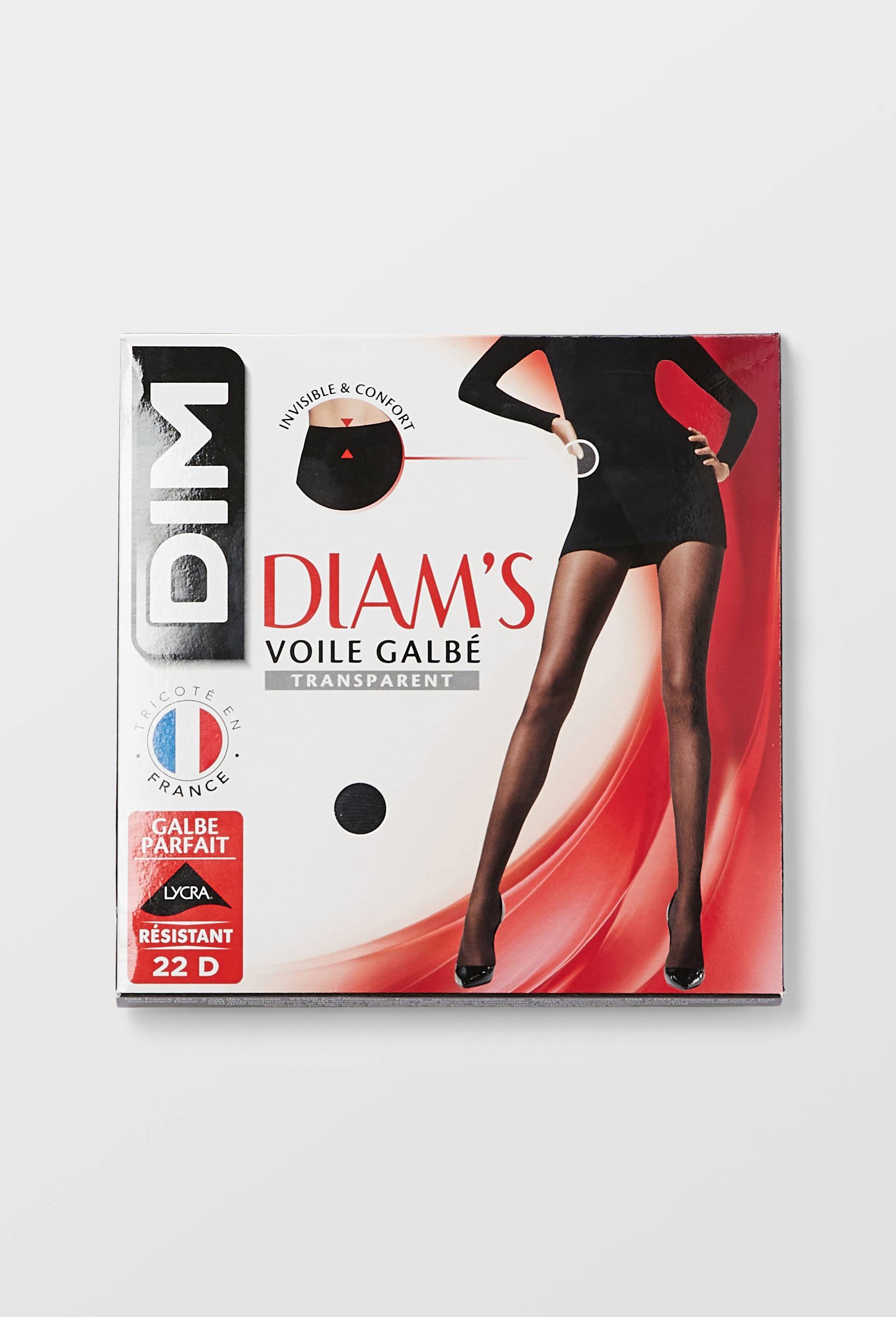 Collant galbant et transparent DIAM's DIM, Noir, large image number 1