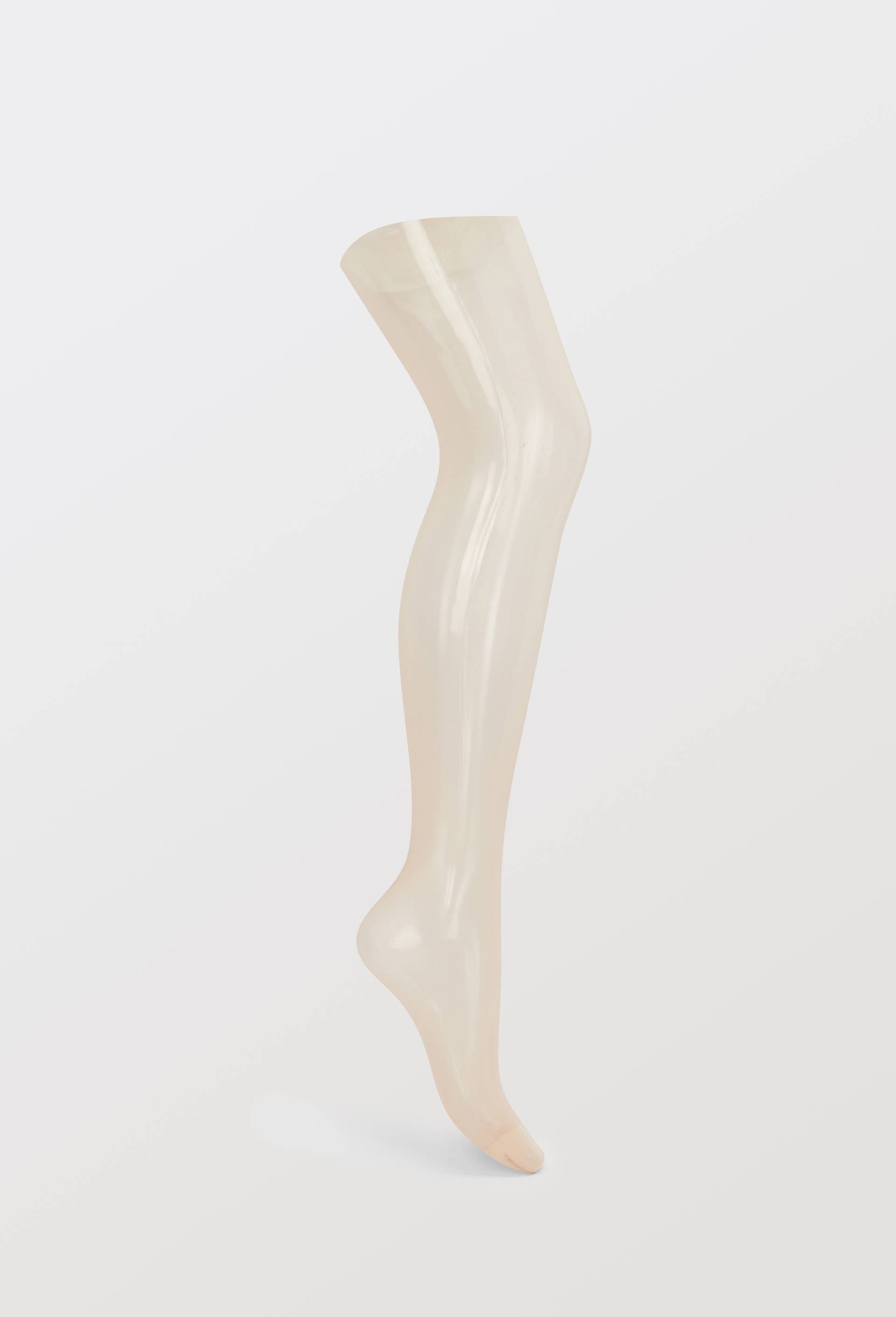 Collant transparent voile brillant Sublim DIM, Beige clair, large image number 0.0