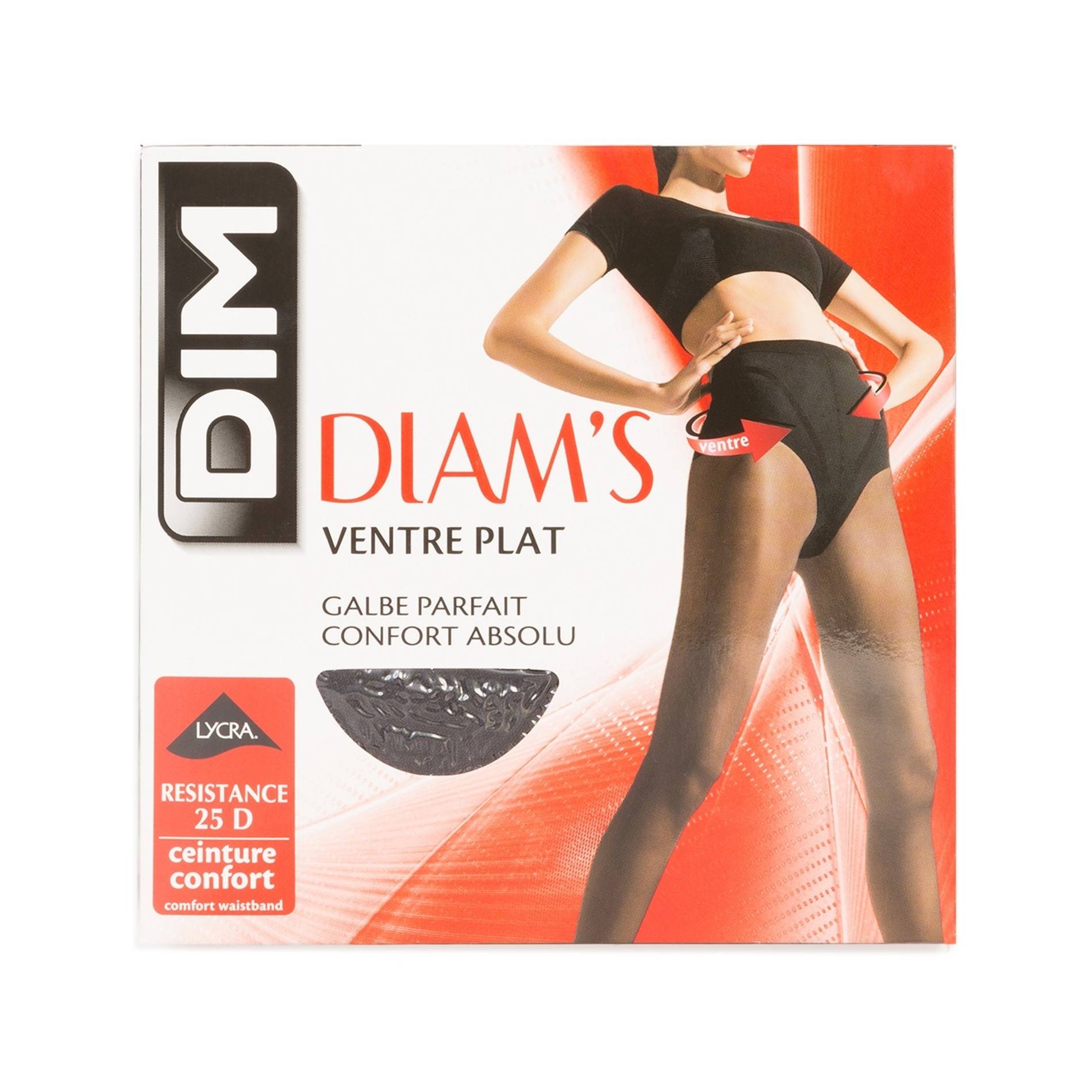 Collant ventre plat semi opaque Diams DIM, Noir, large image number 0