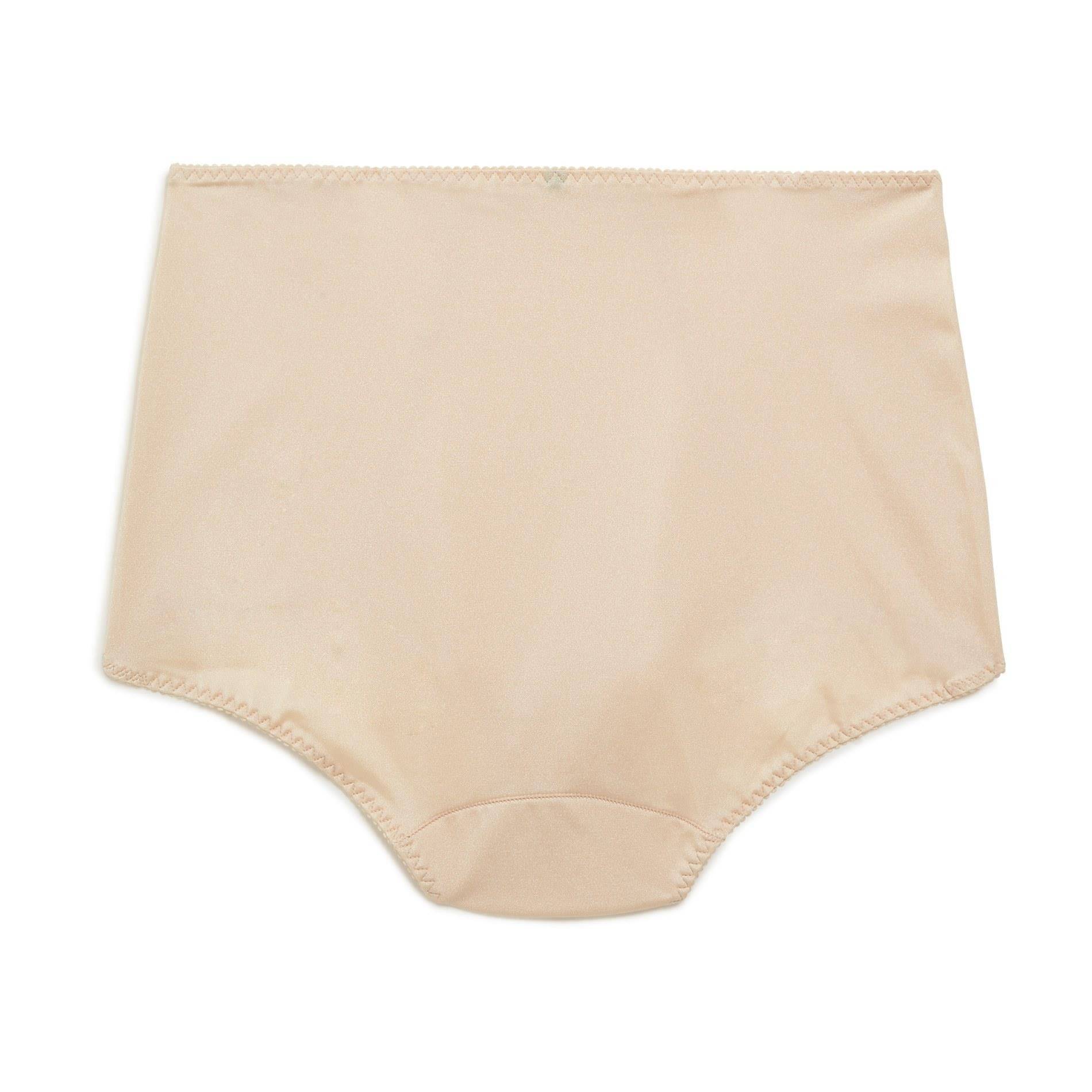 Culotte taille haute ventre plat effet satin&eacute;, Rose clair, large image number 1