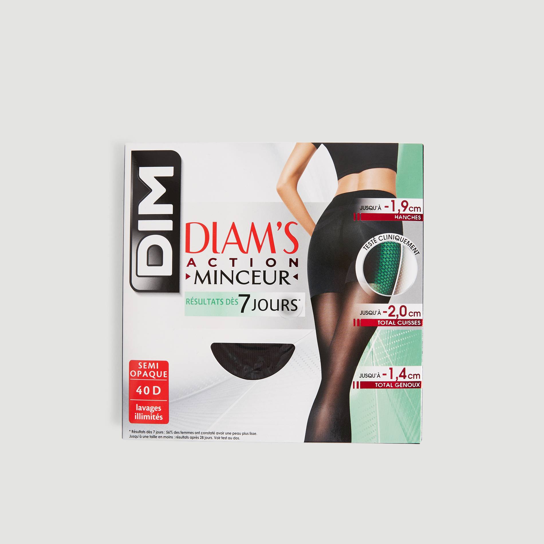 Collant action minceur, noir, 45D - DIAM'S - DIM, Noir, large image number 0