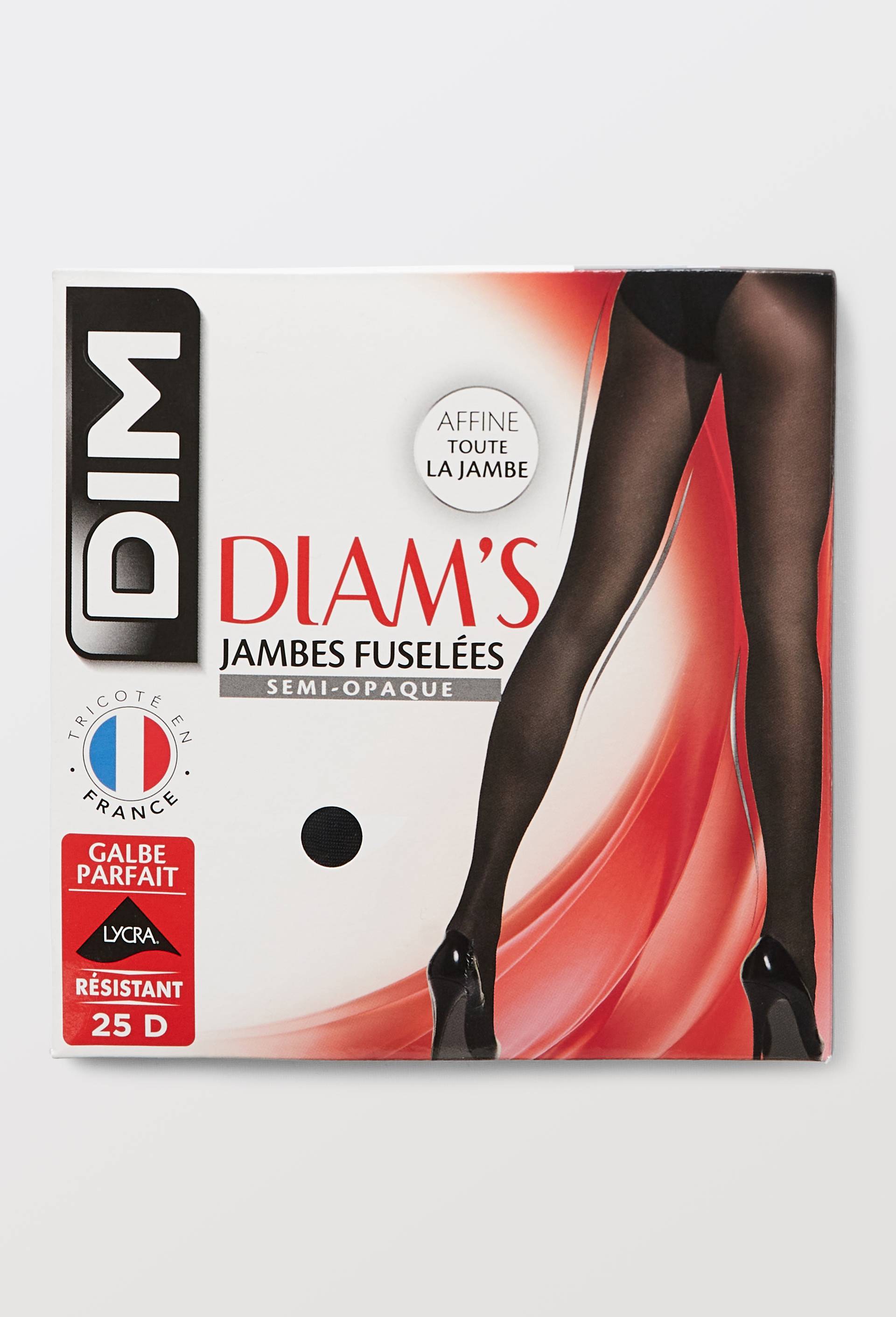 Collant jambes fusel&eacute;es, noir, 25D, DIAM'S - DIM, Noir, large image number 1.0