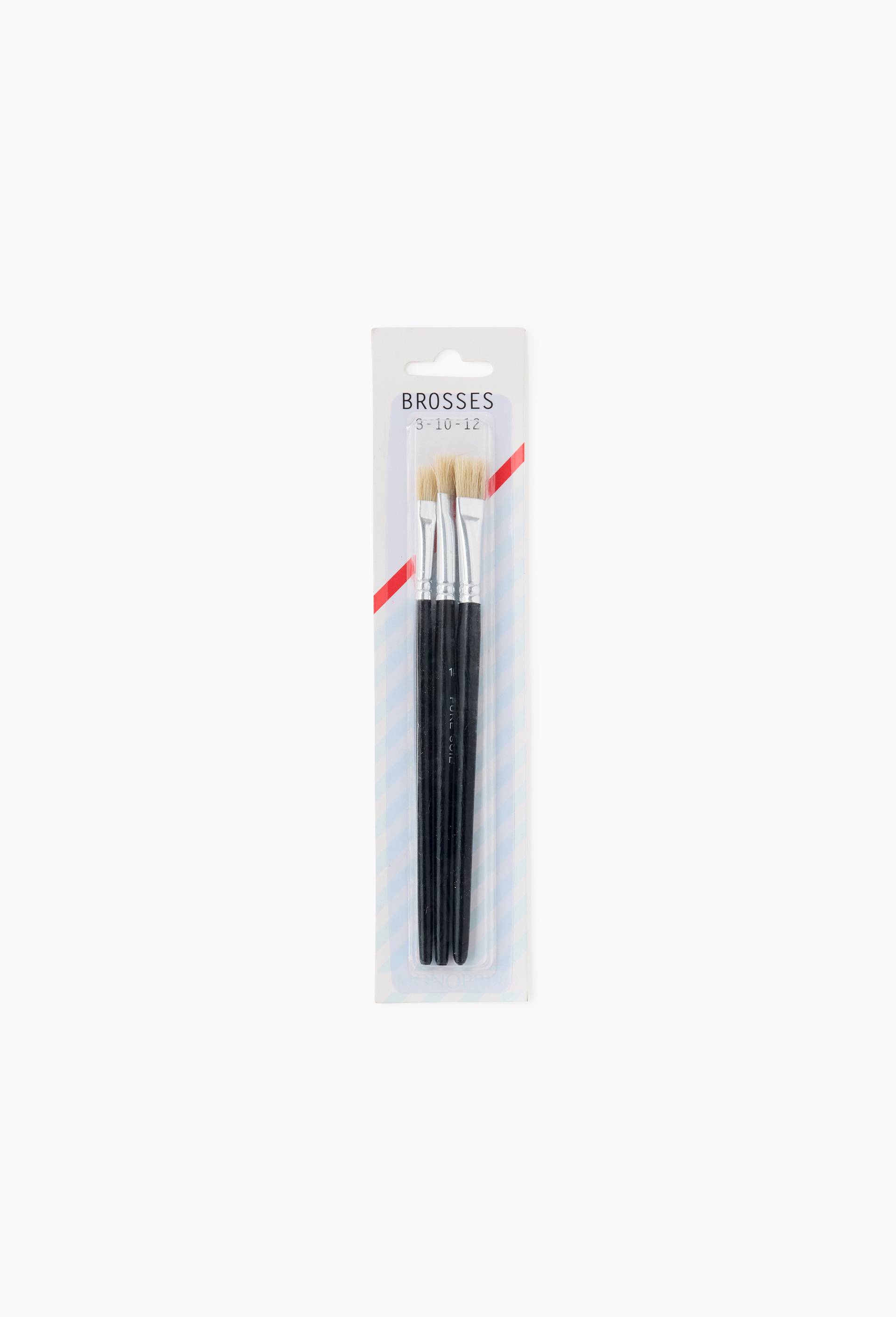 3 pinceaux pure soie 8-10-12, , large image number 0