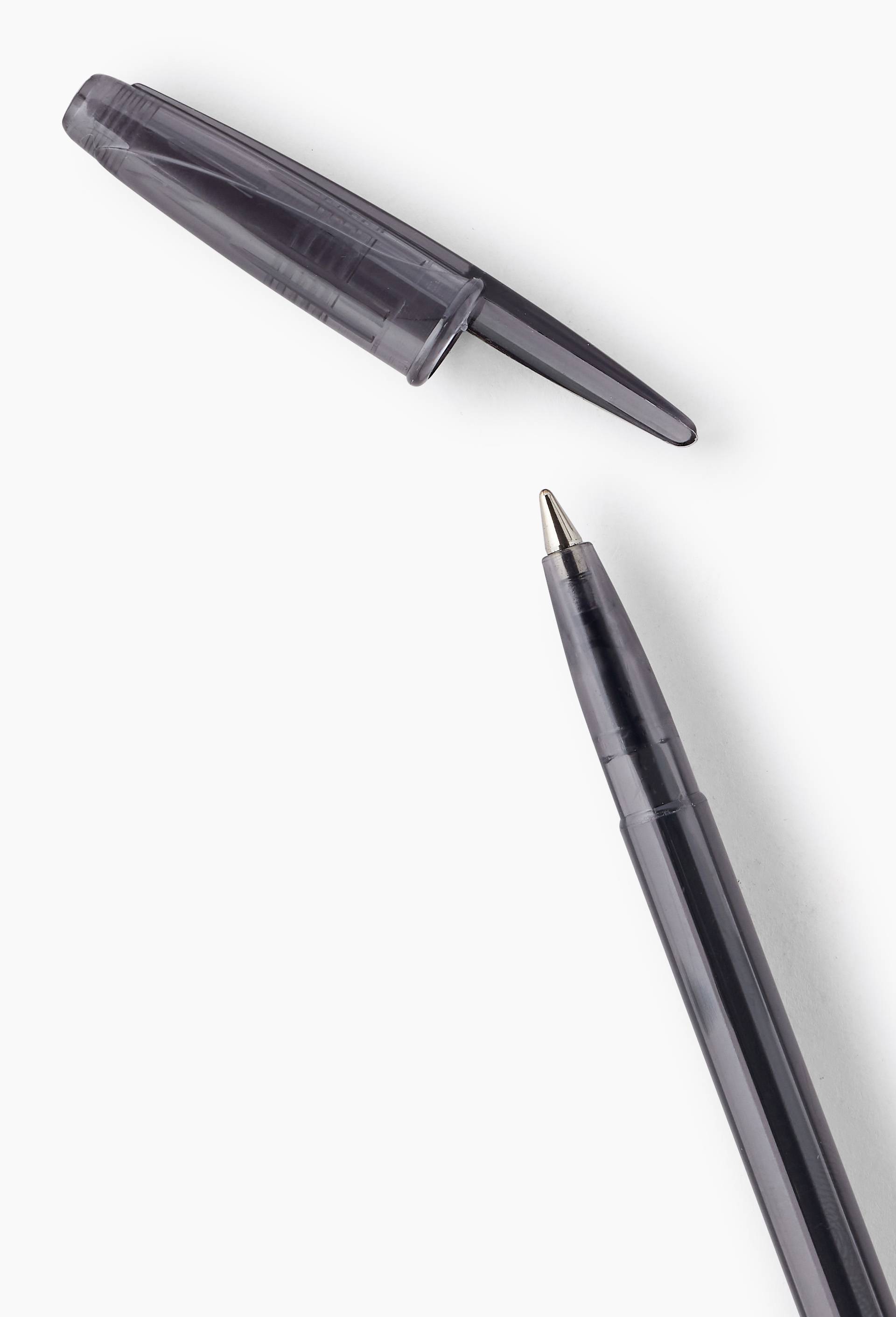 4 stylos bille noirs, , large image number 1