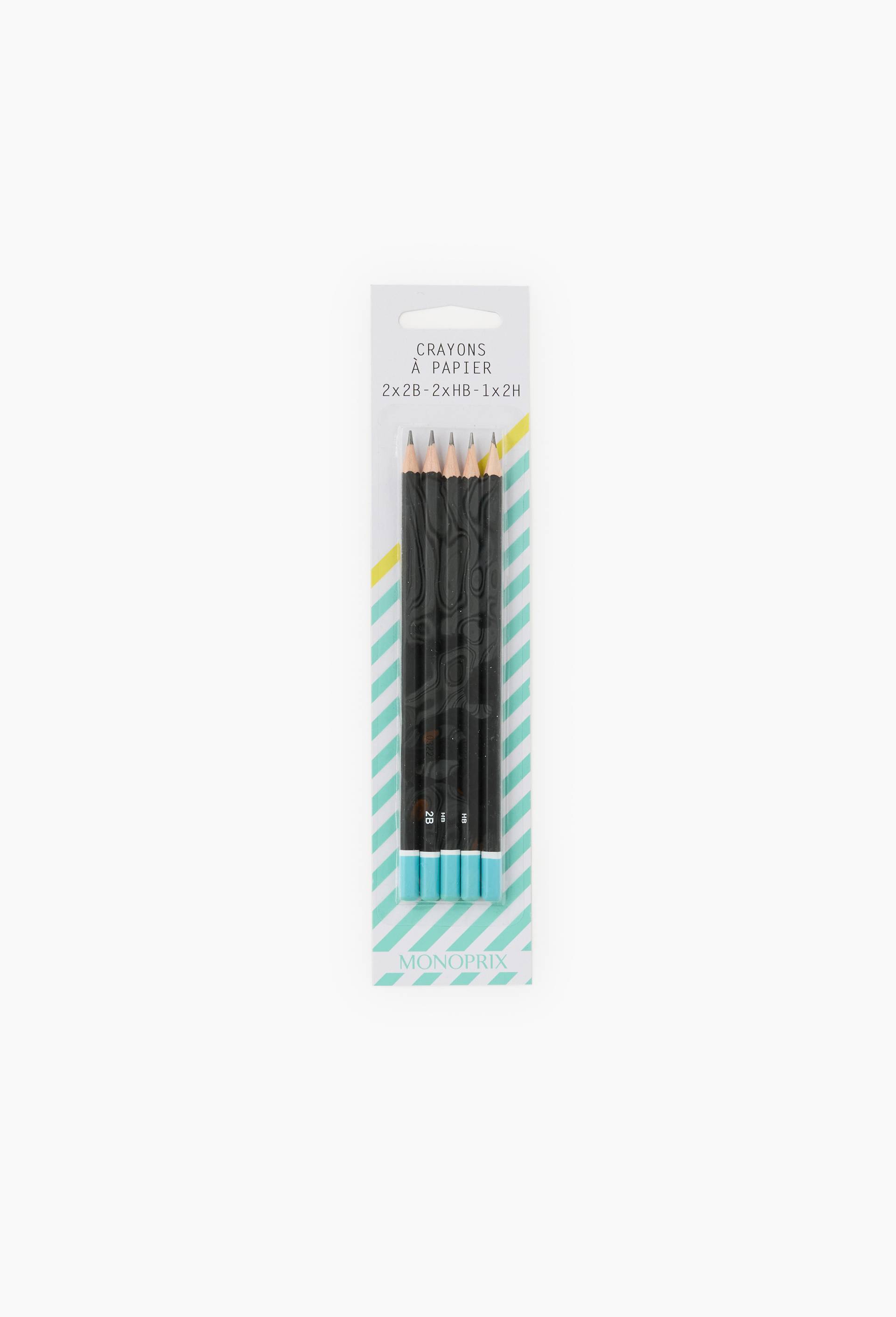 5 CRAYONS 2B 1HB 2H MPX 2015, , large image number 0
