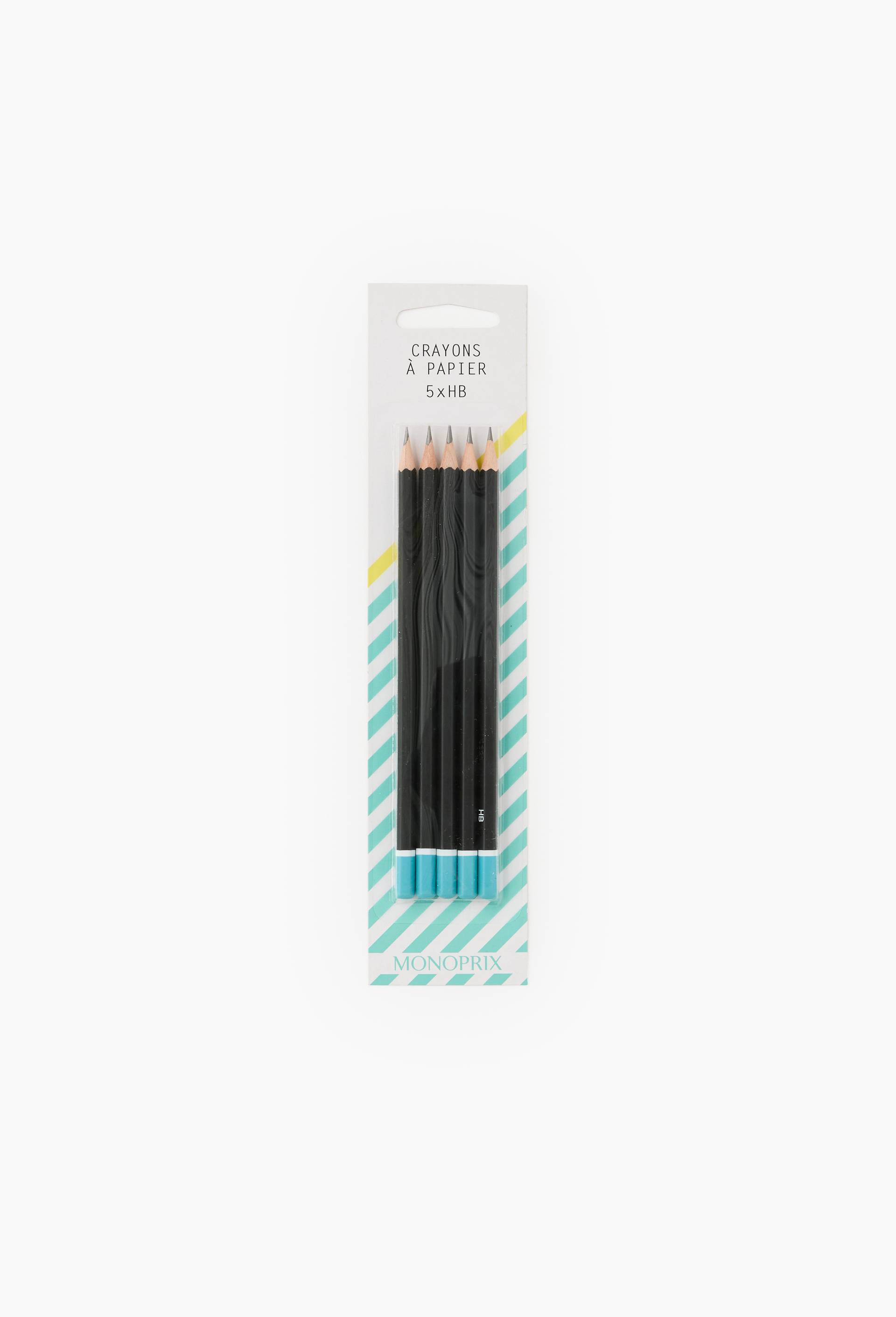 5 CRAYONS GRAPHITE HB MPX 2015, , large image number 0