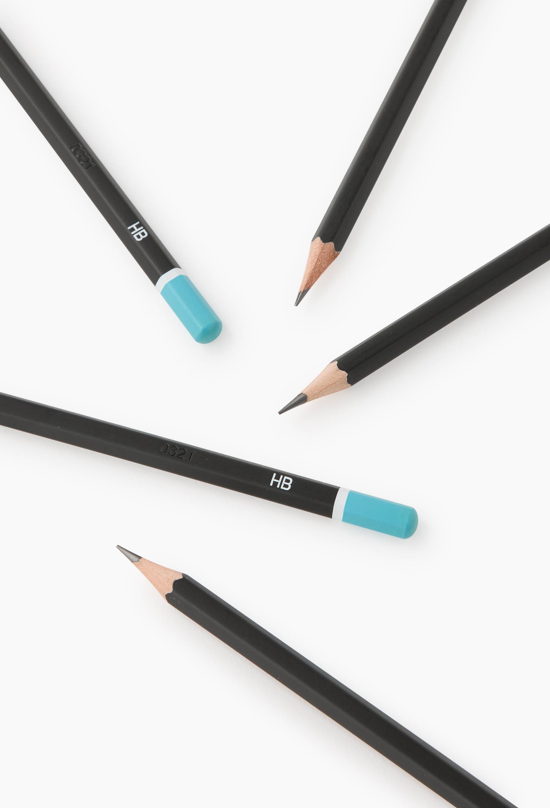 5 CRAYONS GRAPHITE HB MPX 2015, , large image number 1.0