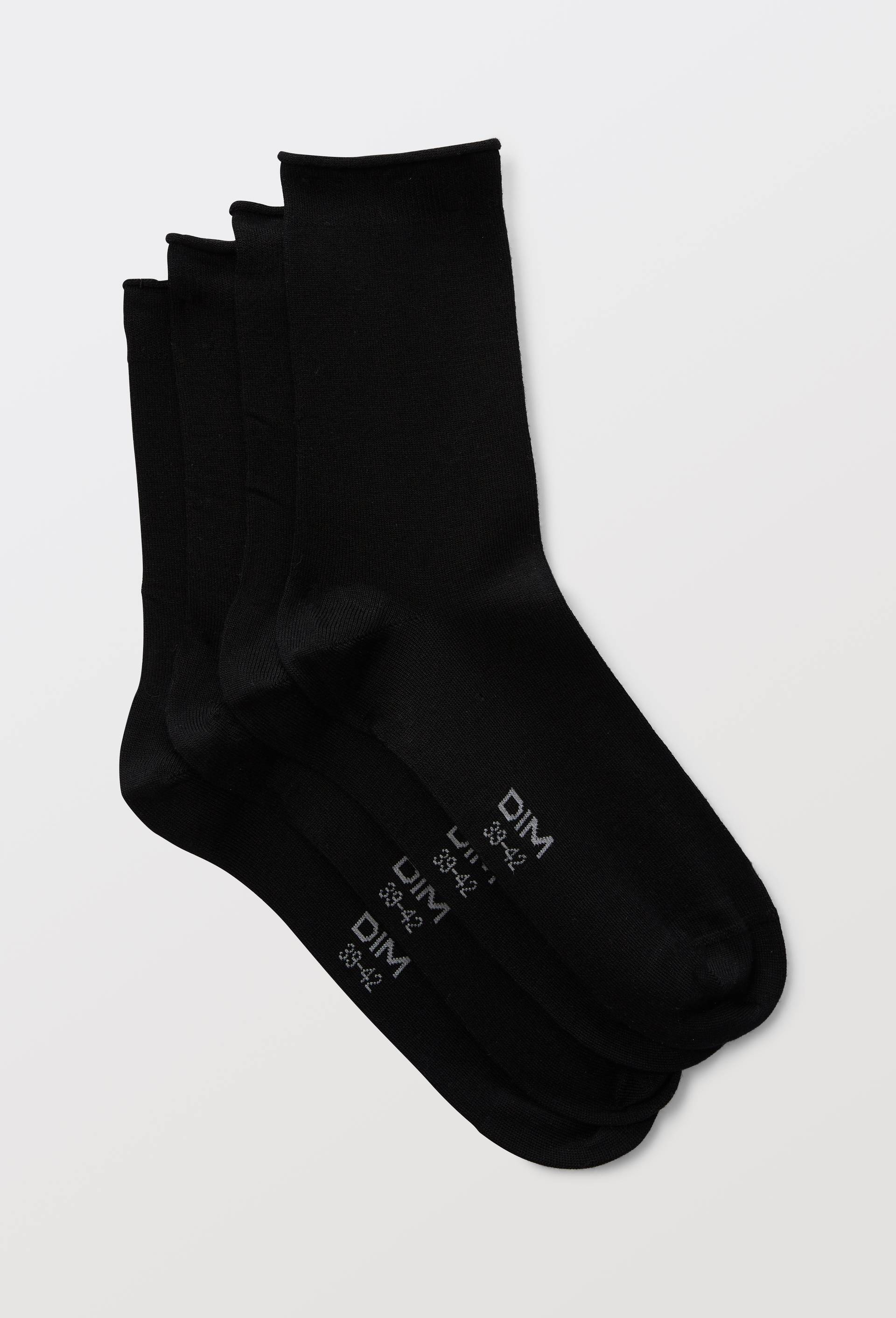 Lot de 2 chaussettes en modal DIM, Noir, swatch image