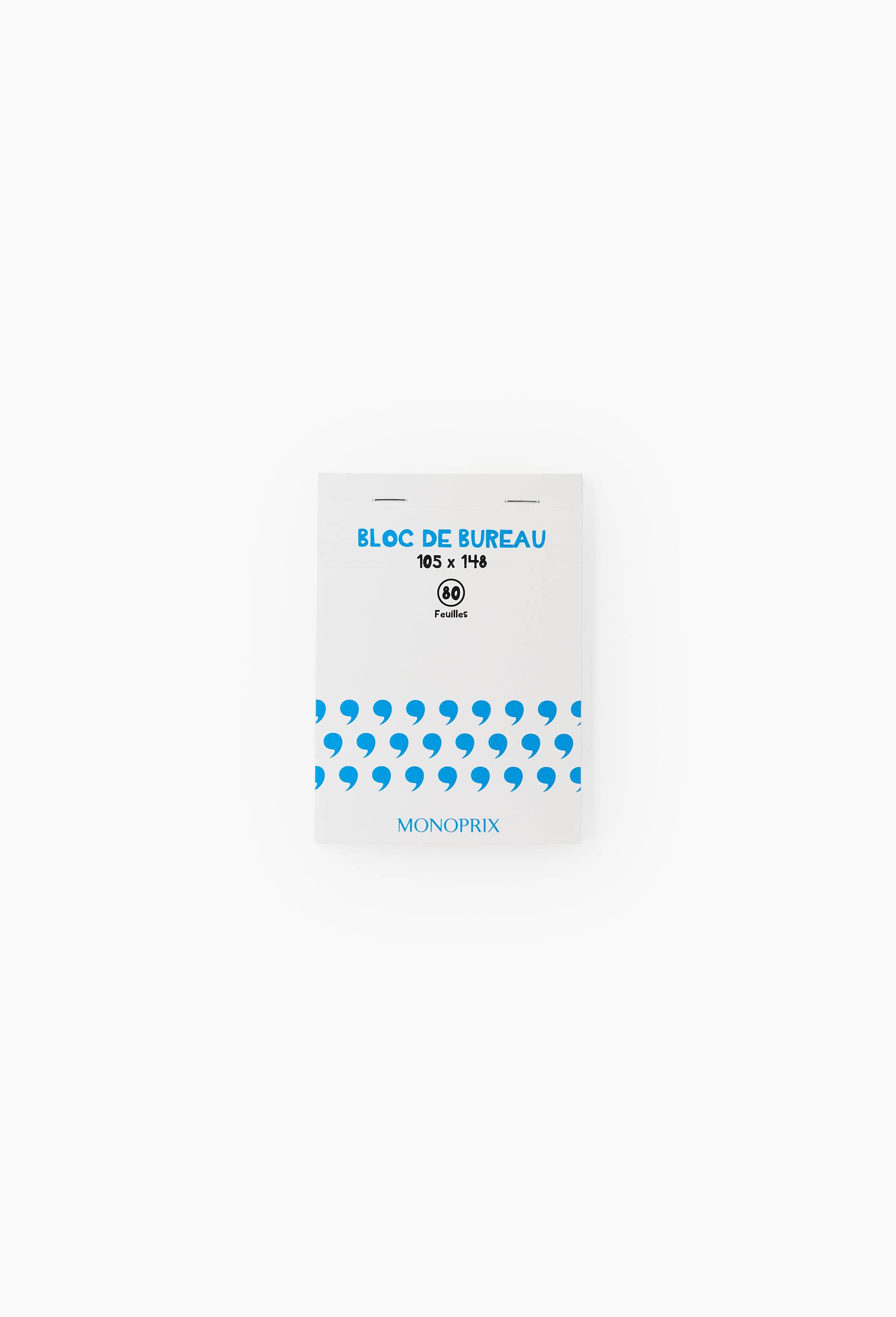 Bloc notes, 10,5x14,8cm, petits carreaux, 80 feuilles, 80gr/m&Acirc;&sup2;, , large image number 0
