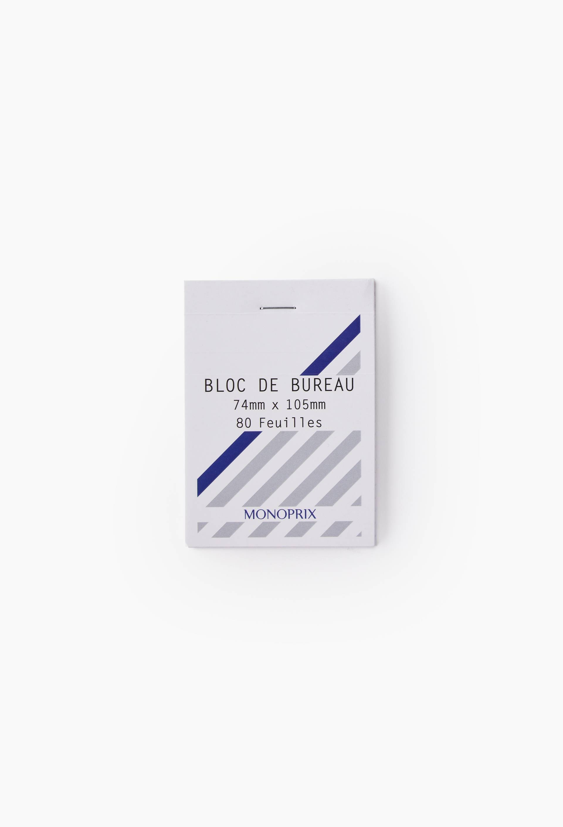 Bloc notes, 7,4x10,5cm, petits carreaux, 80 feuilles, 80gr/m&Acirc;&sup2;, , large image number 0