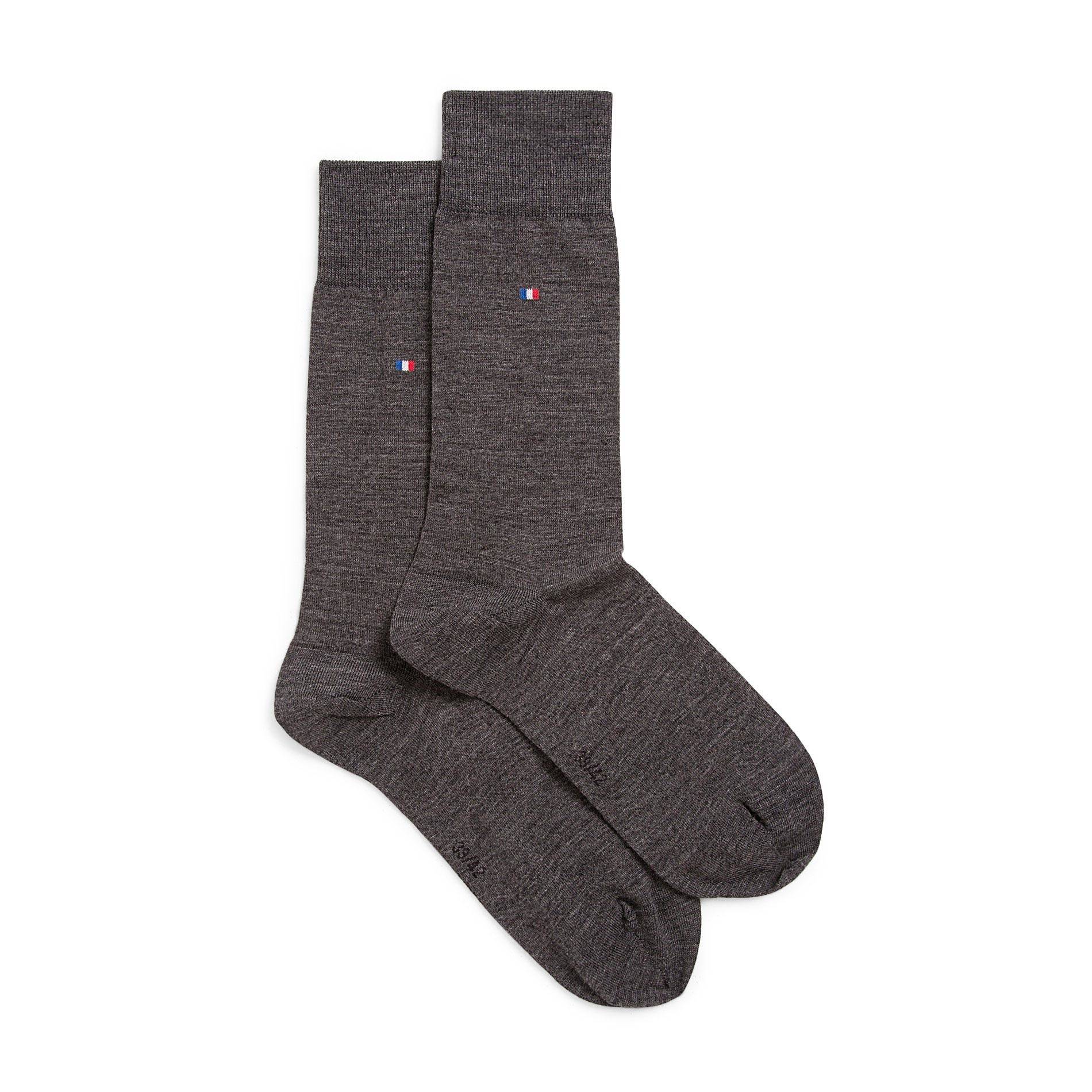 Chaussette en laine, Gris, large image number 1