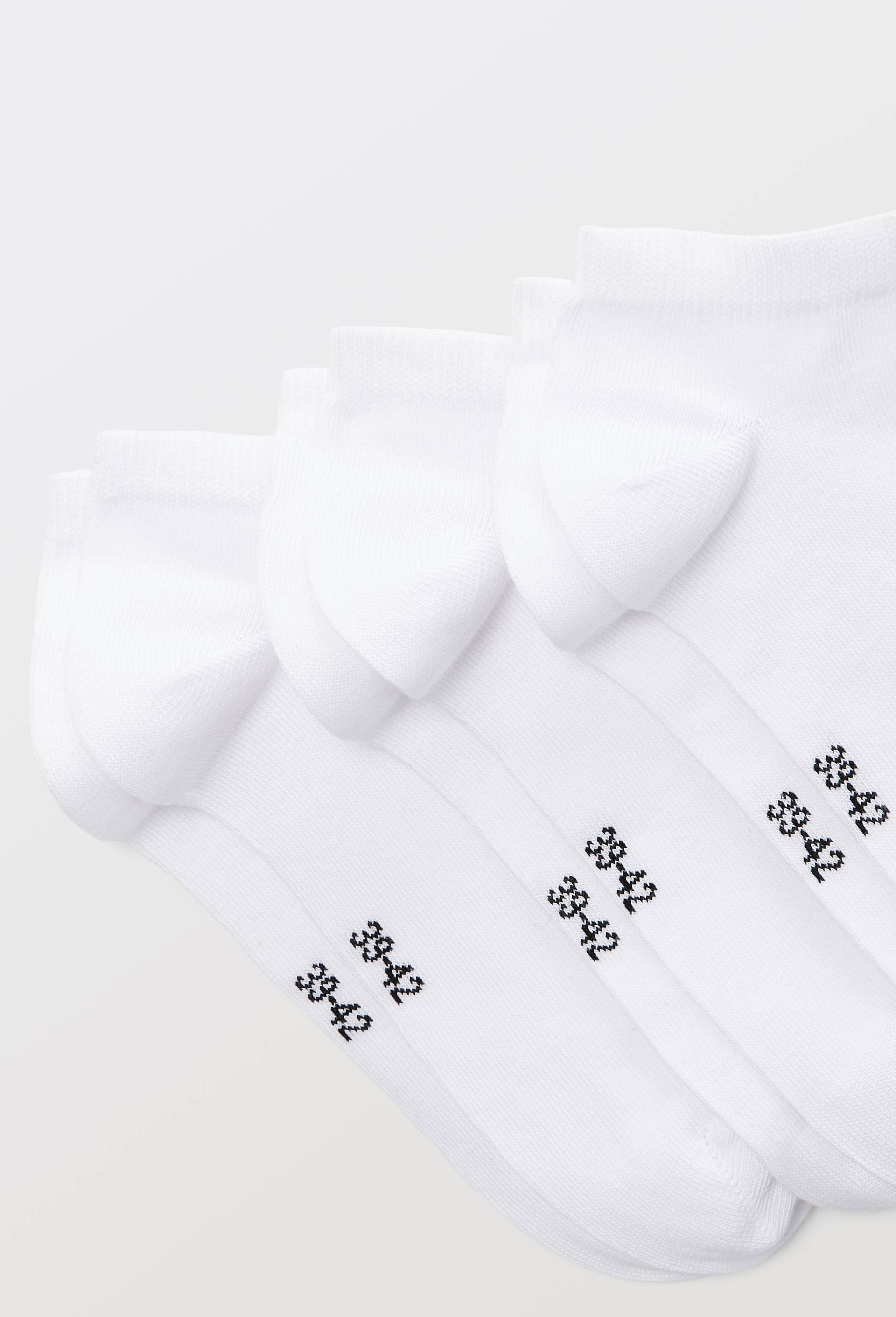 Lot de 3 paires de socquettes en coton de SPORT, certifi&eacute; OEKO-TEX, Blanc, large image number 1