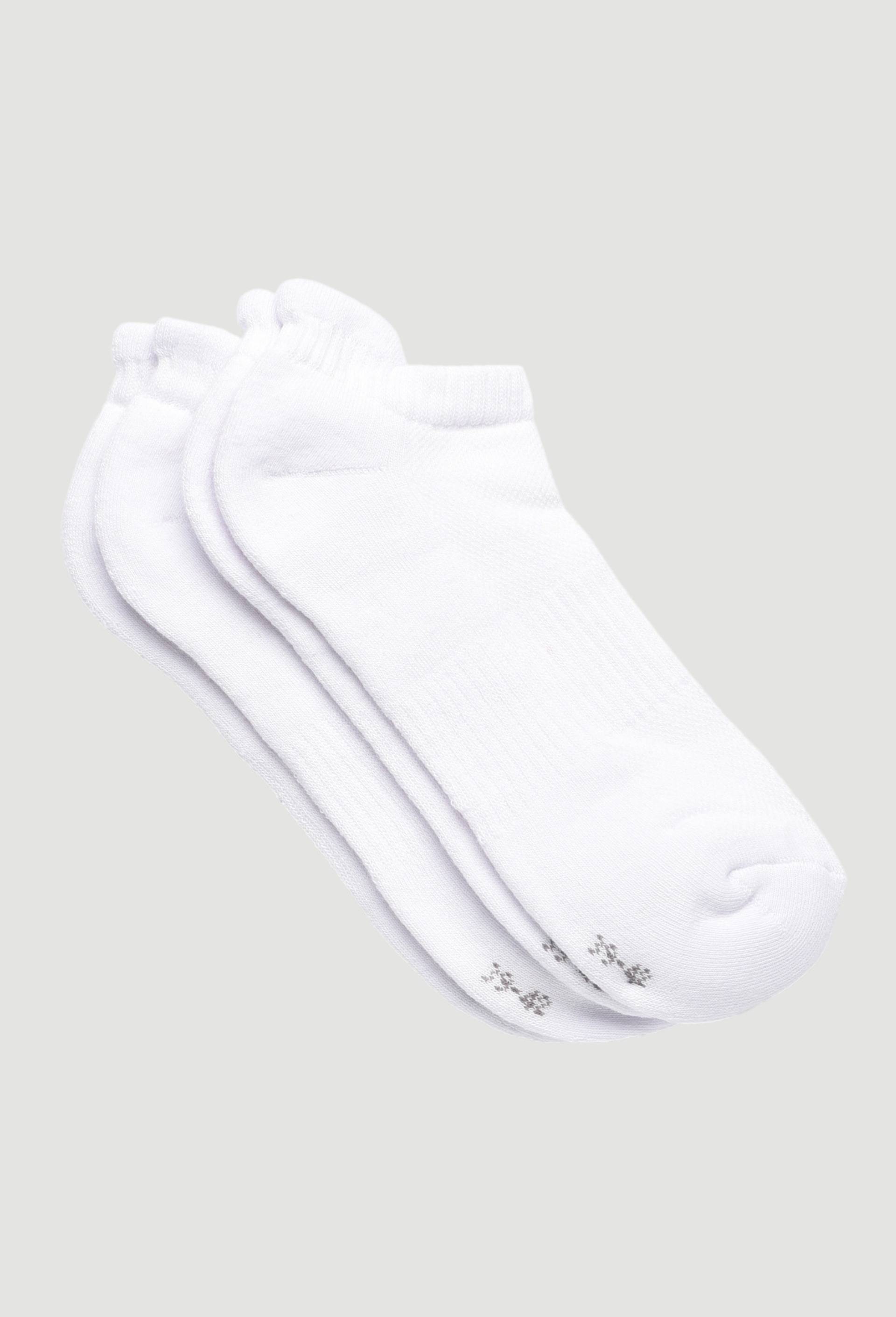 Lot de 2 paires de socquettes en coton de SPORT, certifi&eacute; OEKO-TEX, Blanc, large image number 0