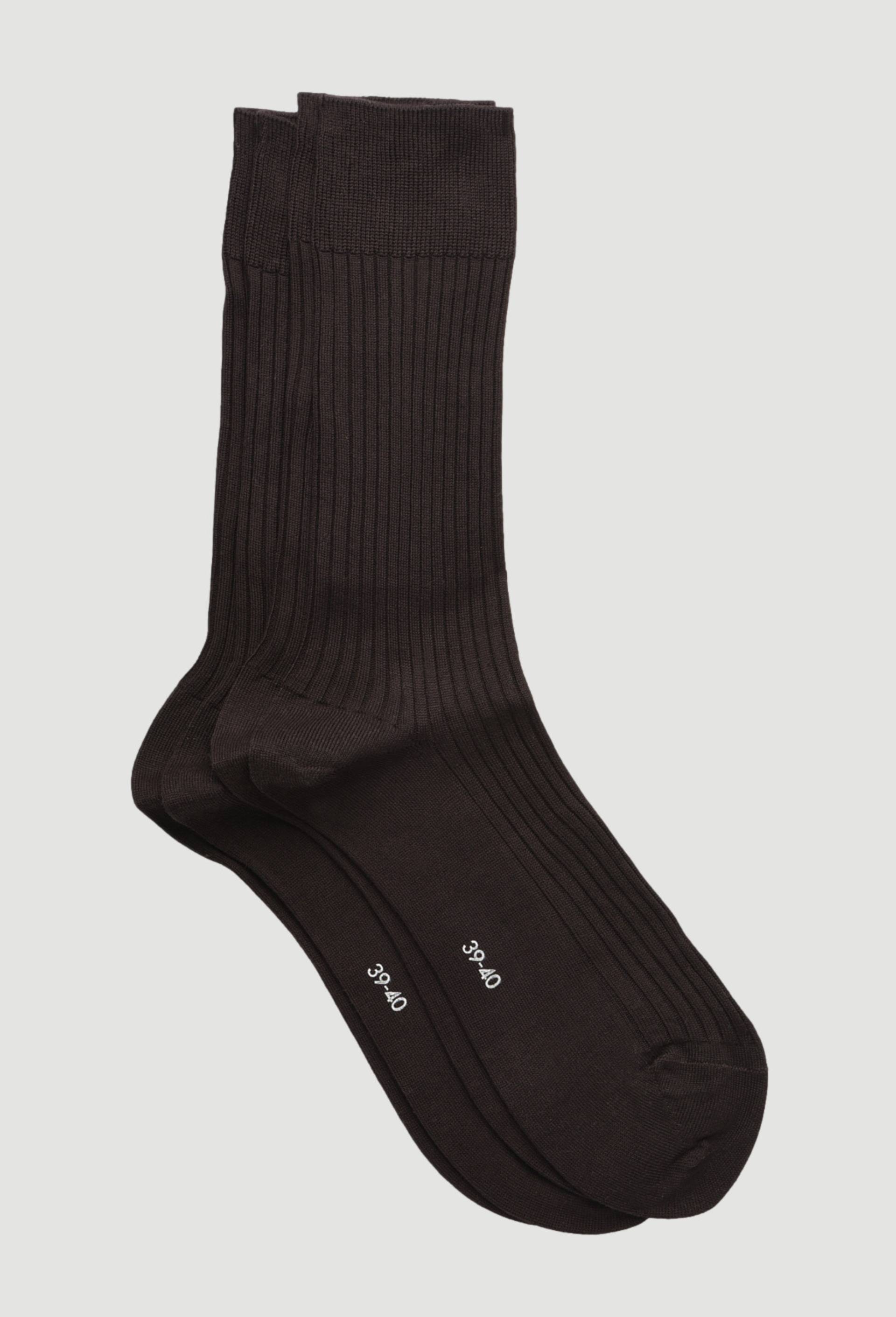 Lot de 2 paires de chaussettes en fil d'écosse, Brun, large image number 1