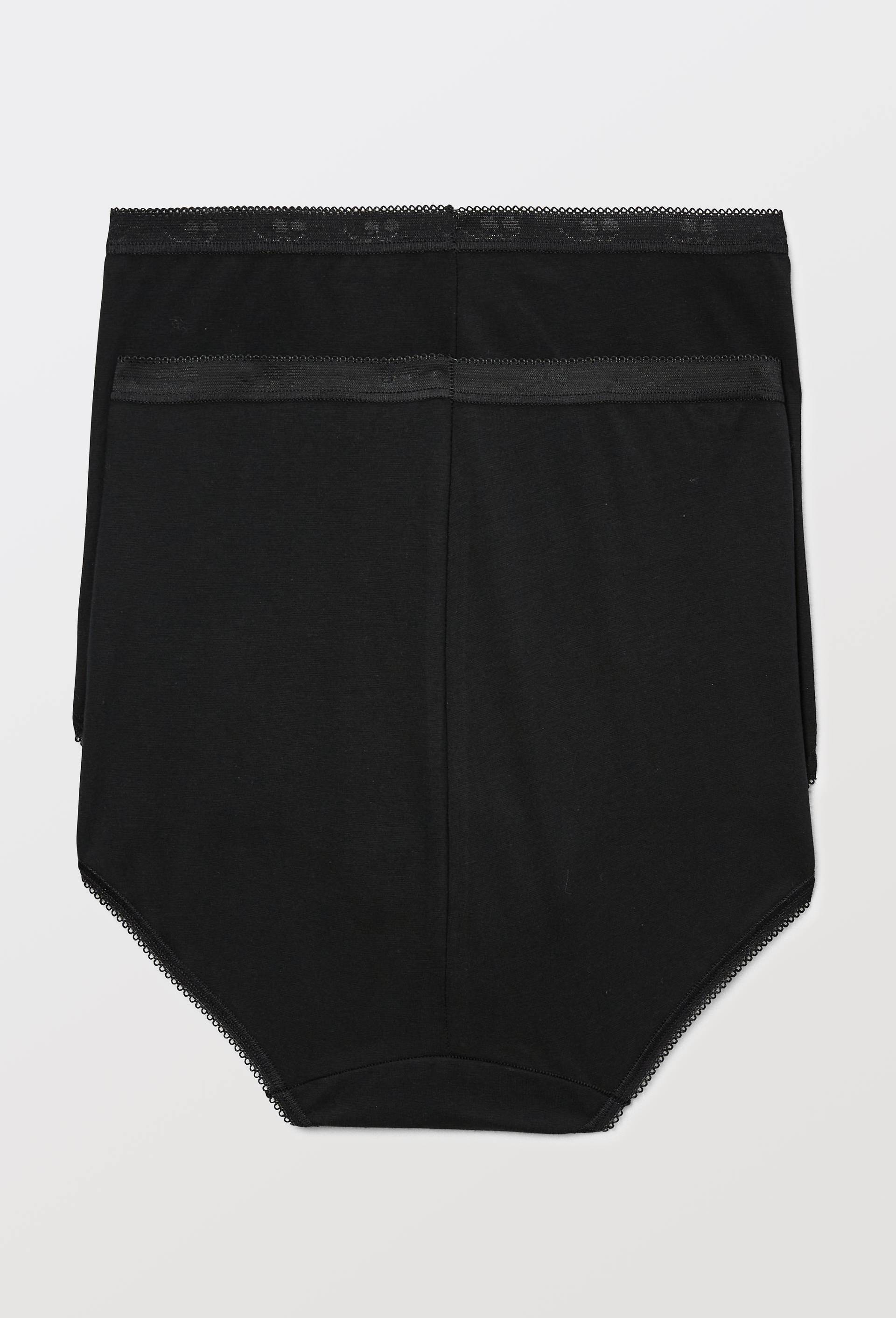 Lot de 2 culottes maxi en coton Sloggi, Noir, large image number 1.0