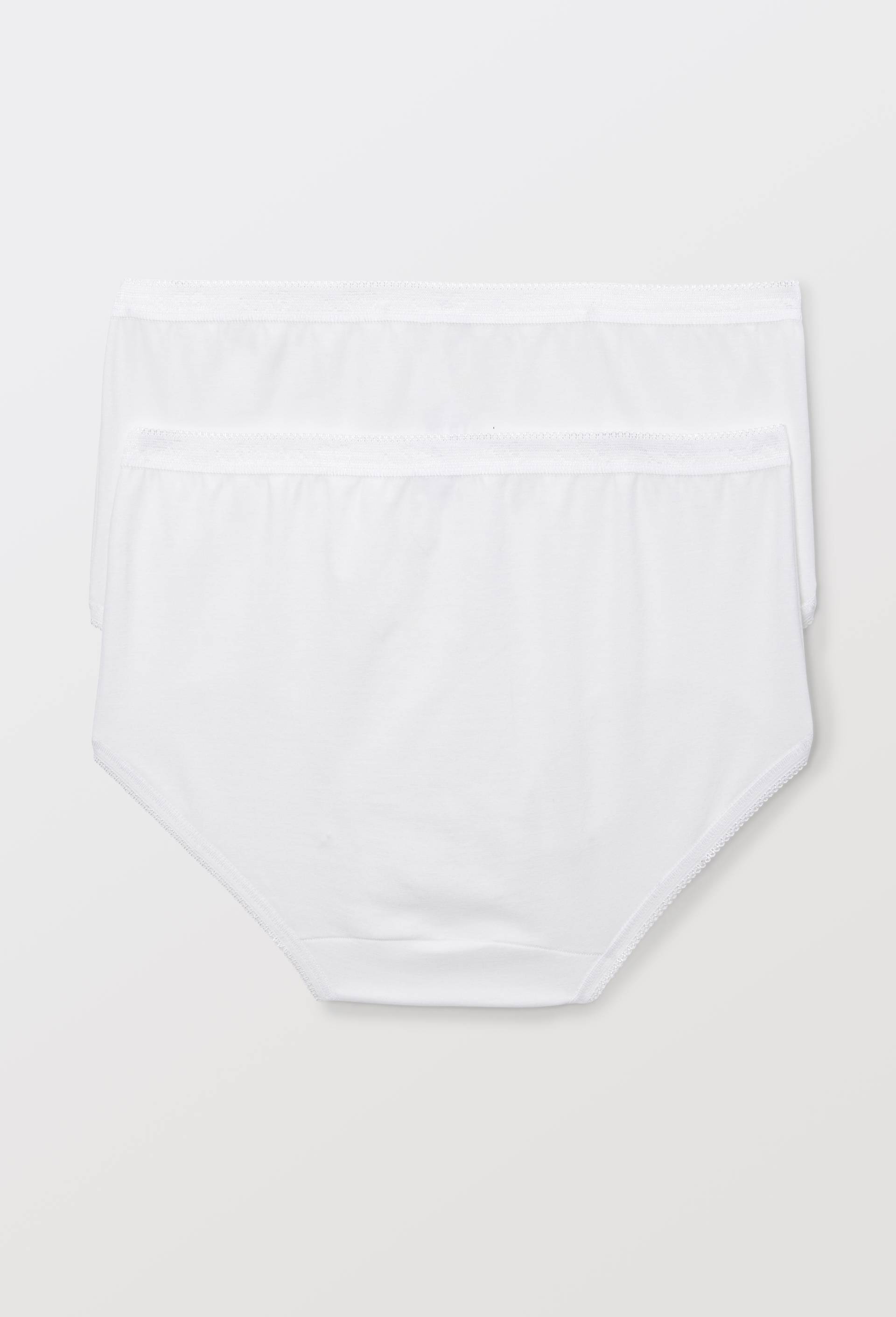 Lot de 2 culottes midi en coton Sloggi, Blanc, large image number 1