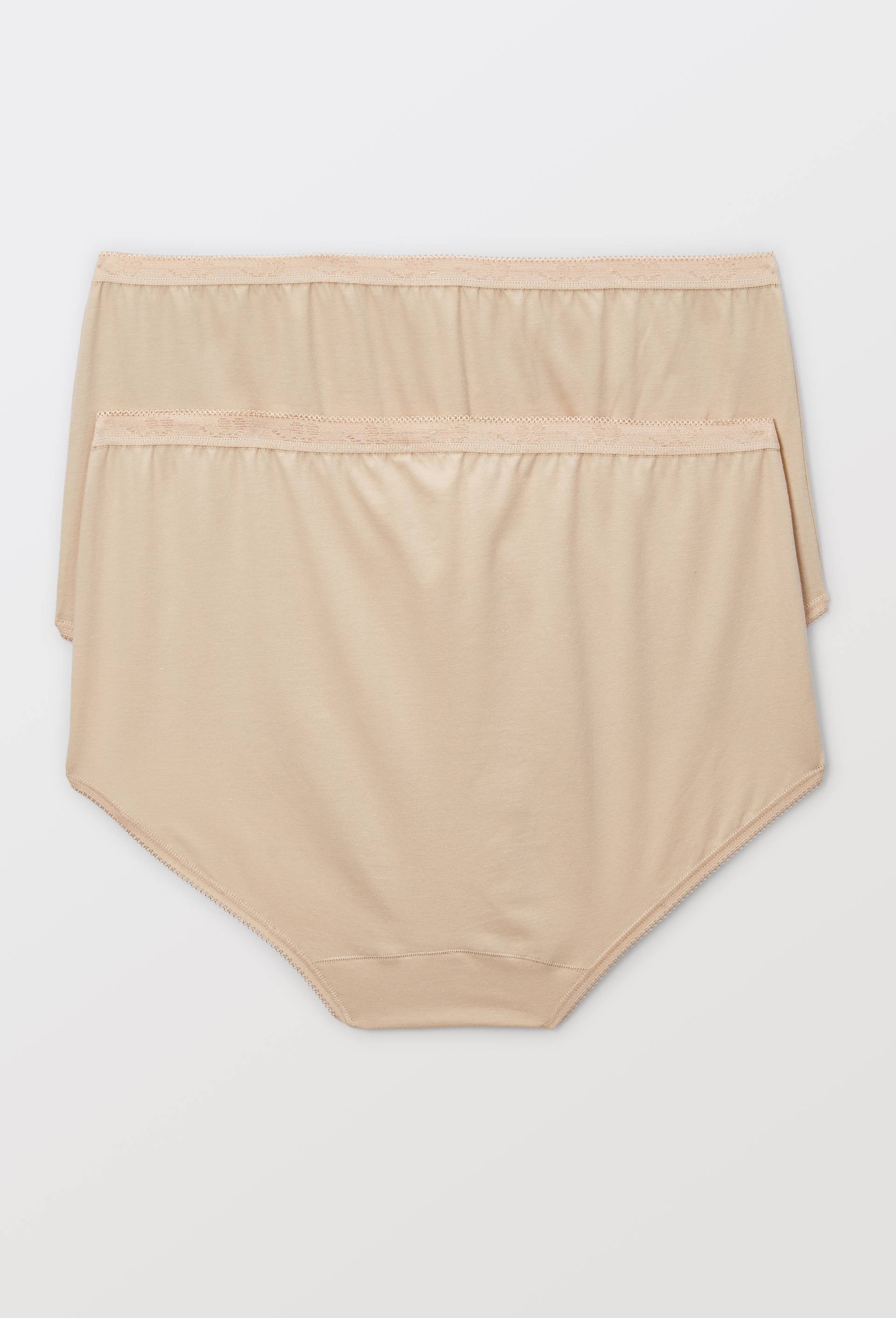 Lot de 2 culottes midi en coton Sloggi, Beige clair, large image number 1