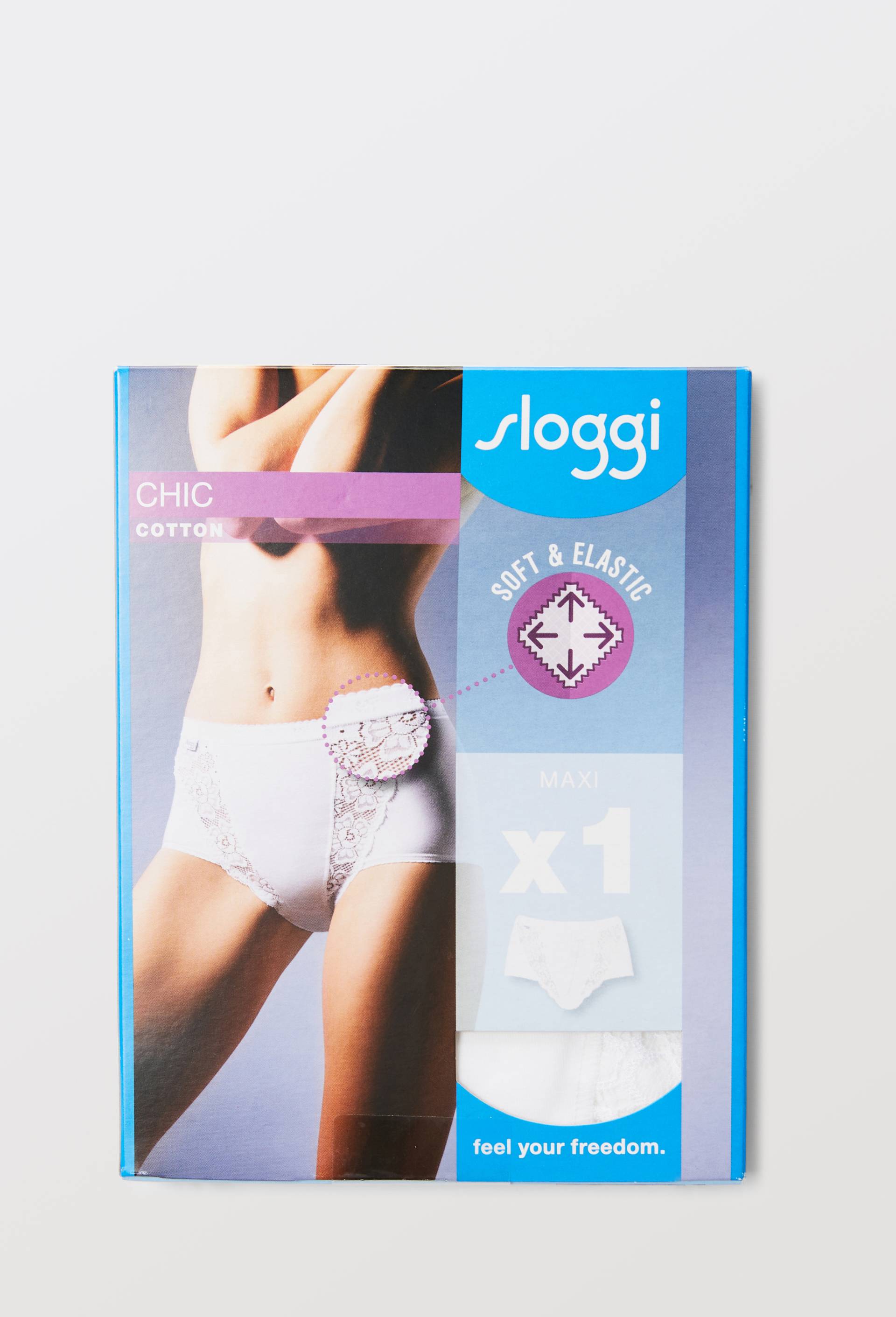 Culotte maxi en dentelle Sloggi, Blanc, large image number 2.0