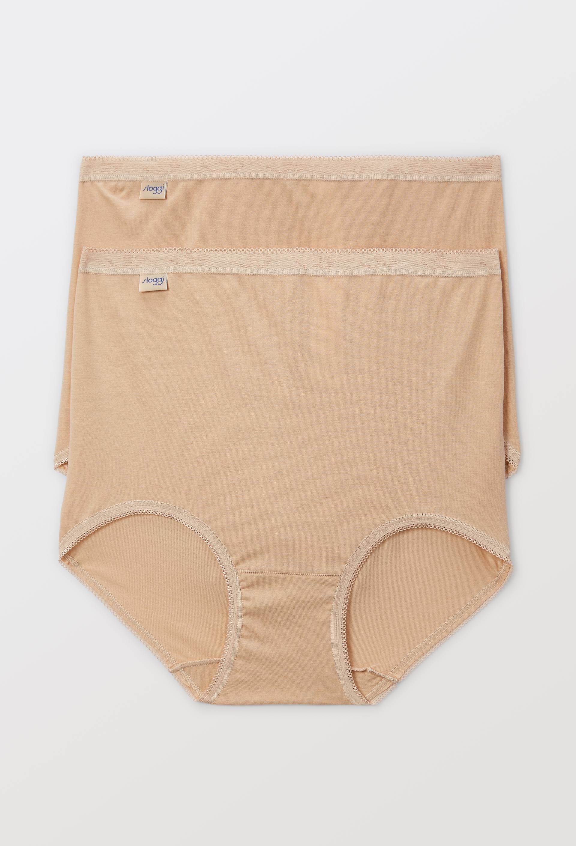 Lot de 2 culottes maxi en coton Sloggi, Beige clair, swatch image