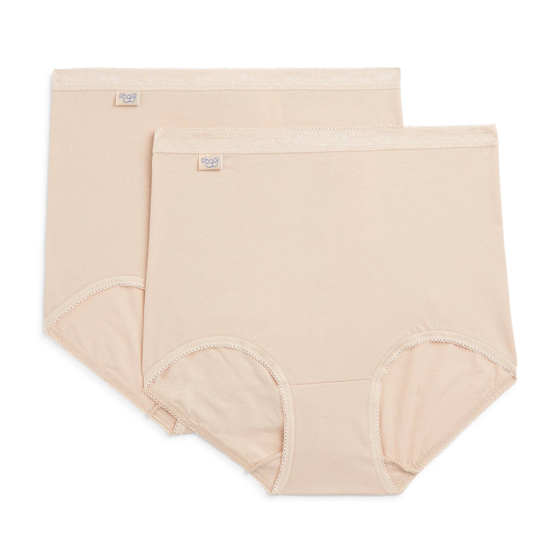 Lot de 2 culottes maxi en coton Sloggi, Beige clair, large image number 1